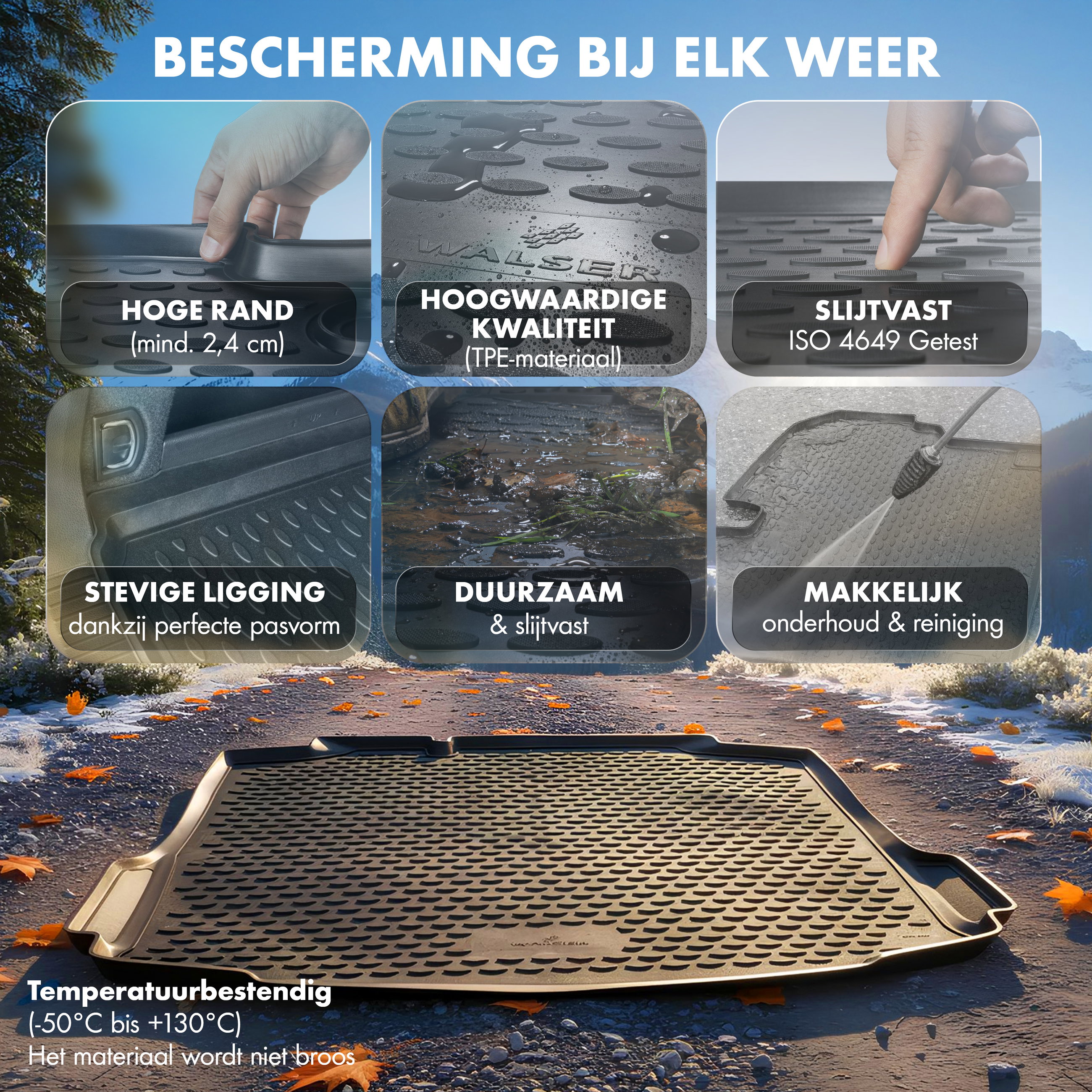 Kofferbakmat XTR geschikt voor VW Passat (B7) Limousine 08/2010 - 12/2015
