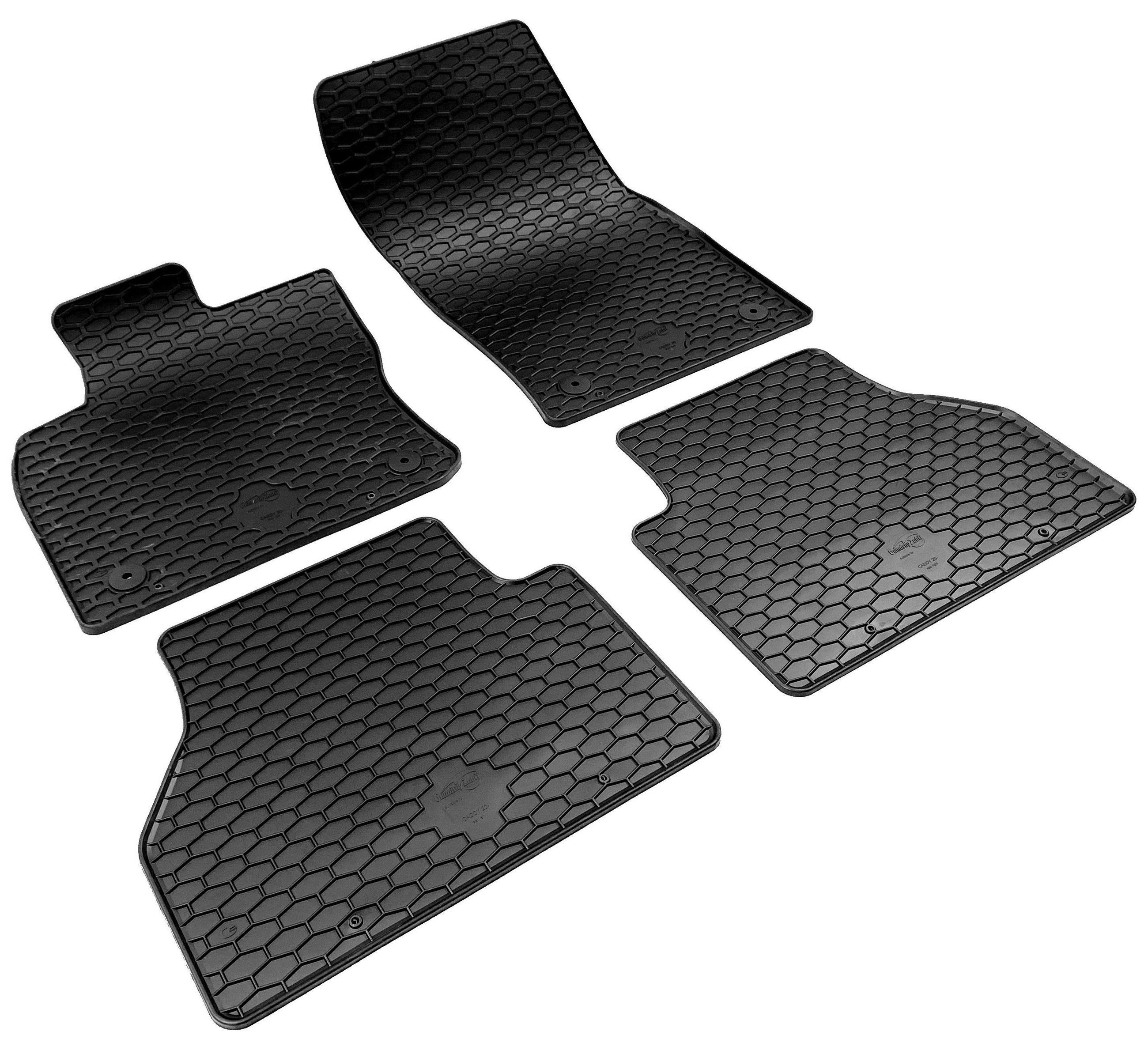 Rubber mats DirtGuard for Ford Tourneo Connect/Grand Tourneo Connect 02/2022-Today, VW Caddy V 09/2020-Today