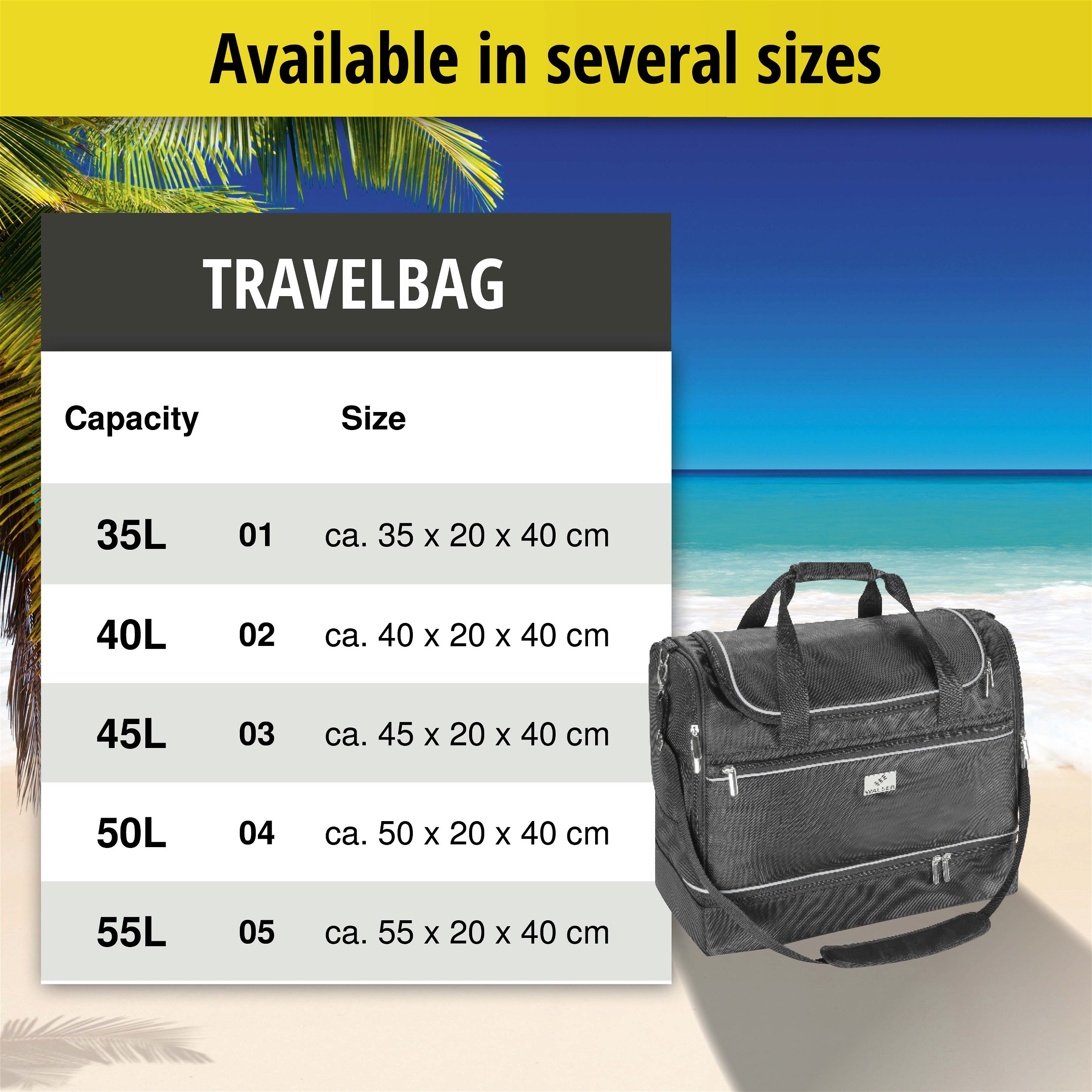 Carbags travel bag 35L 35x20x40cm 35L 35x20x40cm 29970