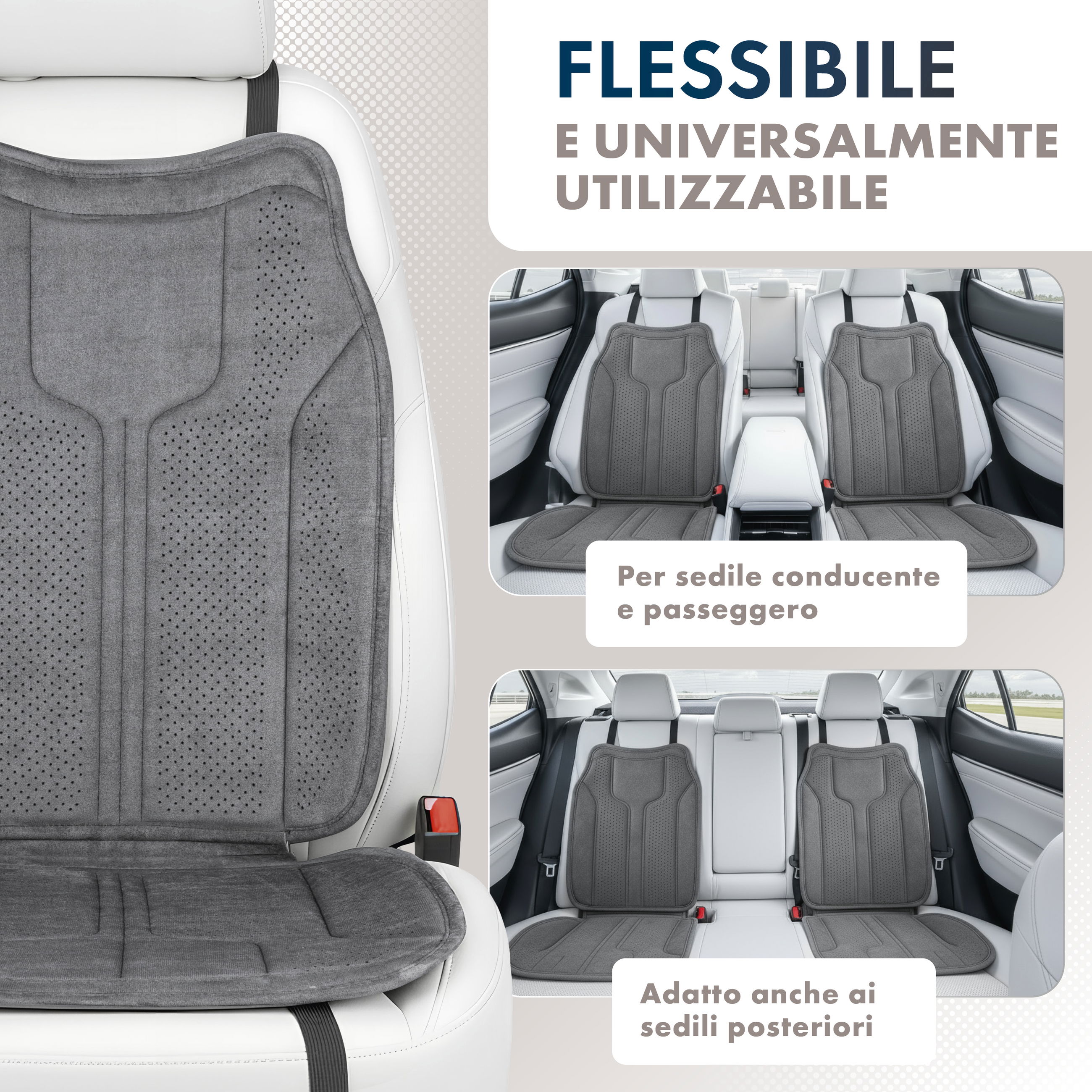 Kissen, Dekoration für Zuhause, Stuhl, Mobiliar, autositztülle, sitzeinlage, grau, rutschfest, sitzbezug