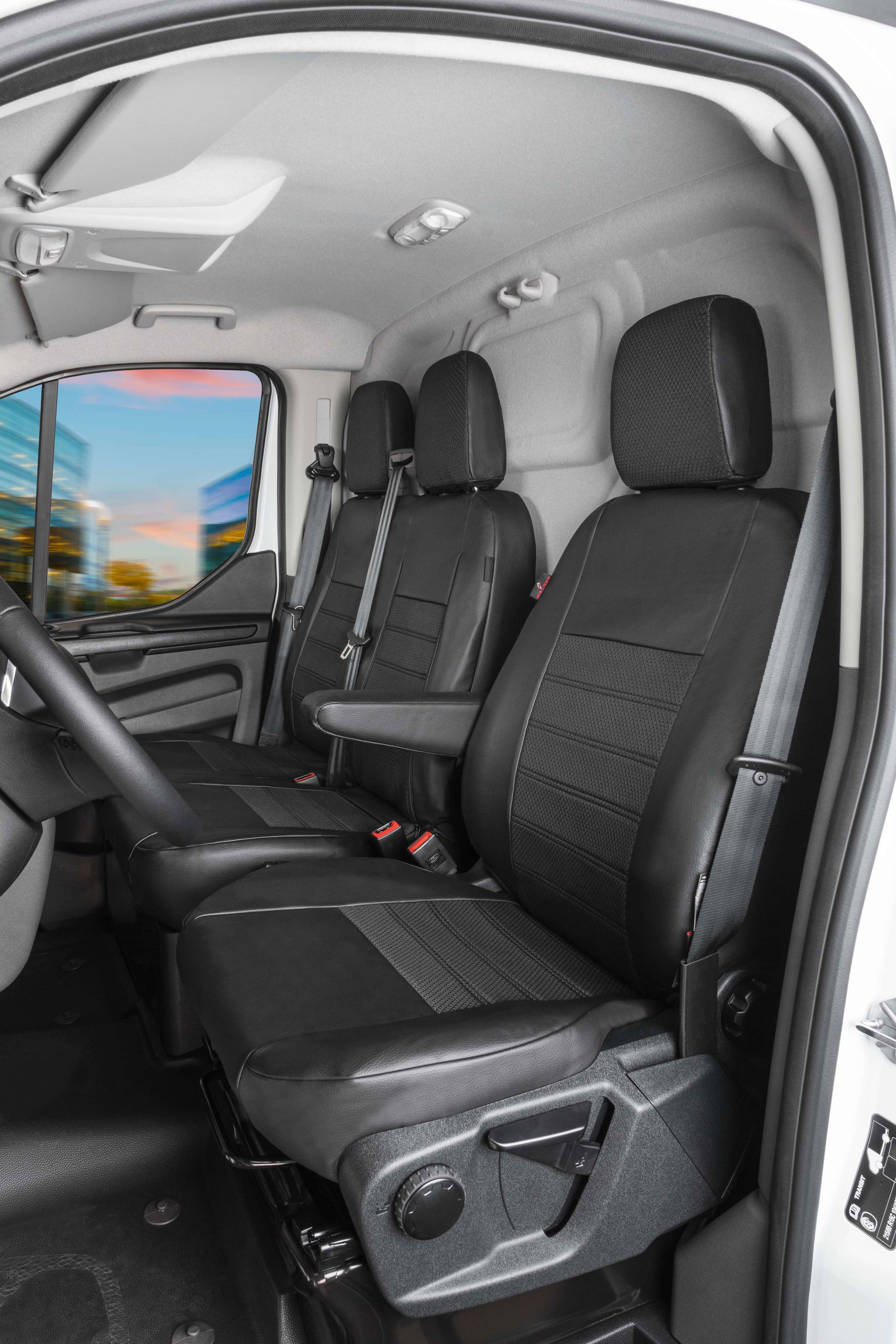 Premium Seat Cover for Citroen Jumpy II 2007 2016 1 single seat cover front 1 double bench cover Jumpy II Single Seat and Double bench in front 50150