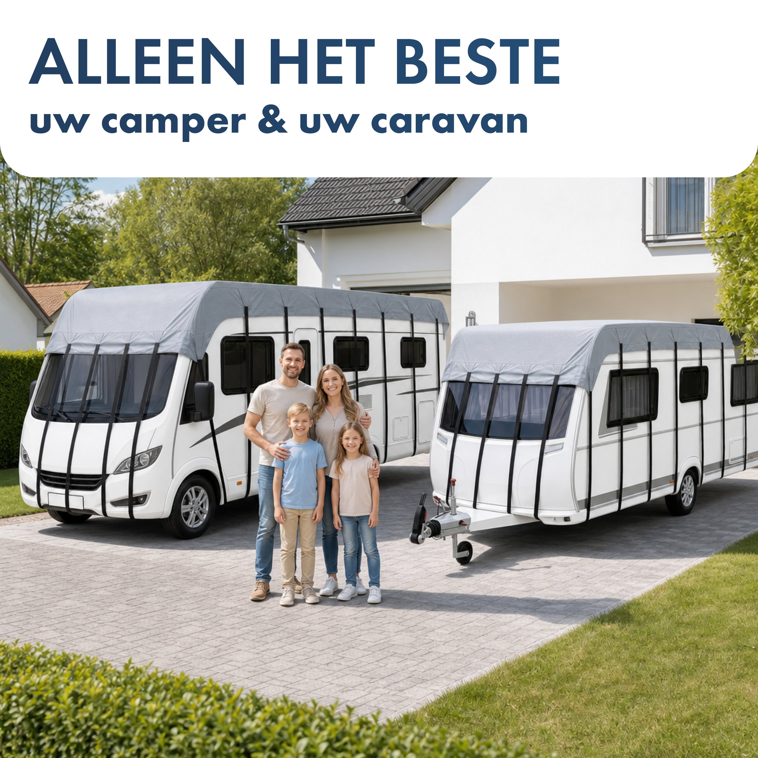Caravan Dachabdeckung 500x300cm grau