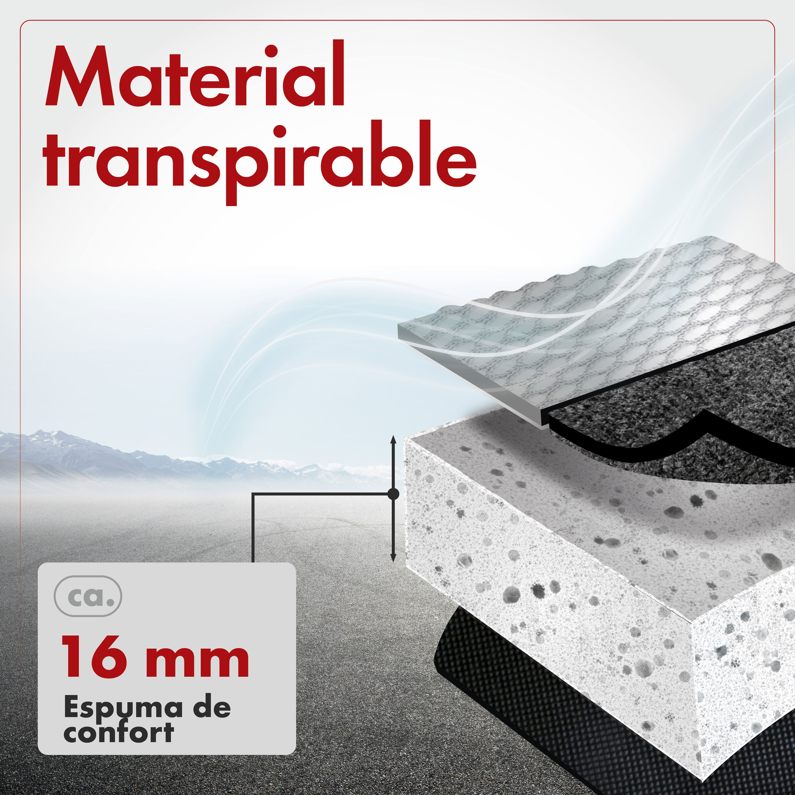 Werbung, Plakat, Wohnen, Schaum, Mobiliar, Ersatzteile, Dämmmaterial, Schaumstoff, 16 mm, Kompression/Schaum