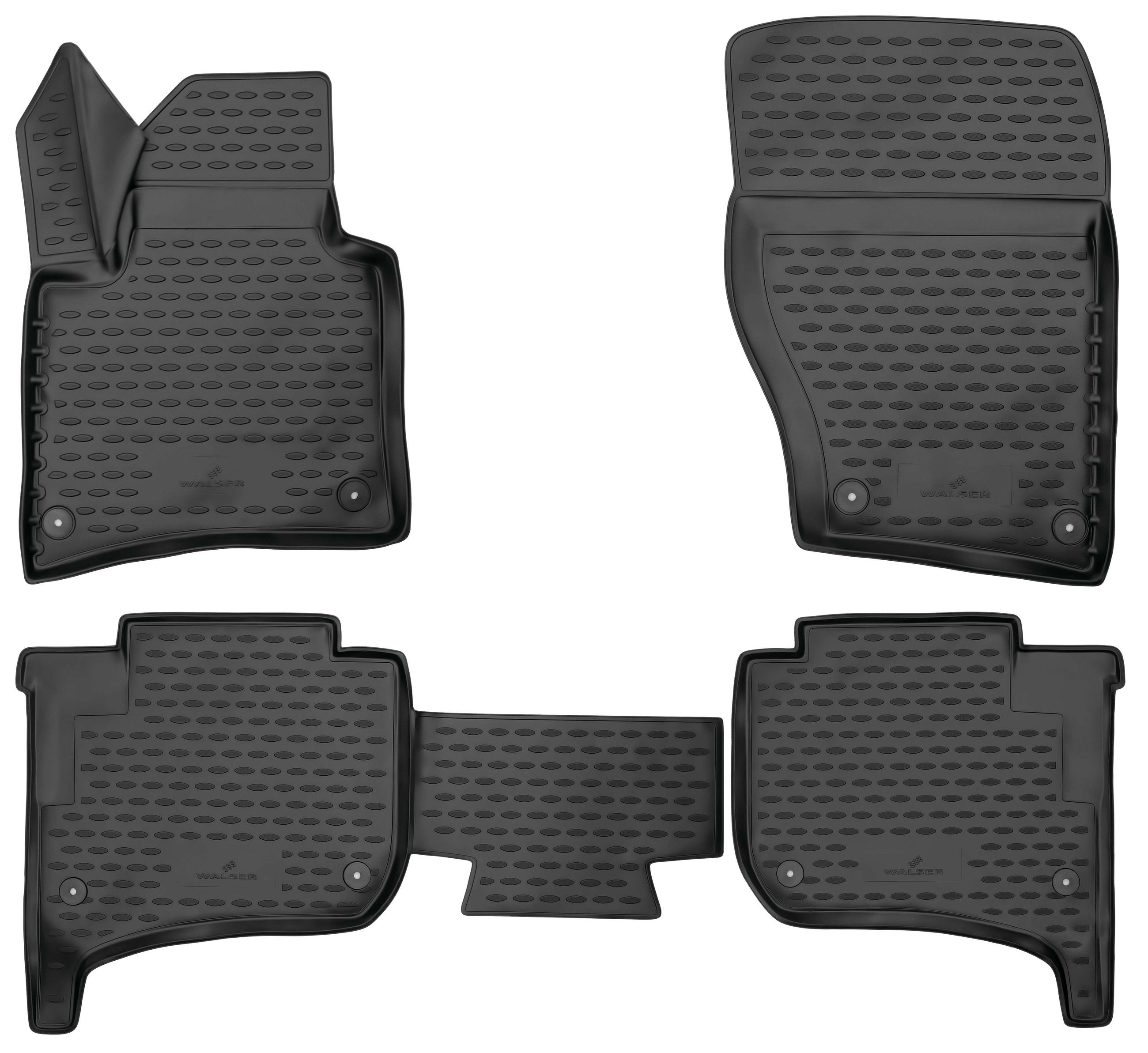 img_prd_75065_passform_matte_xtr__sall__aec__v1 Tapis en caoutchouc XTR pour VW Touareg II 2010 - 2018, avec système de climatisation bi-zone