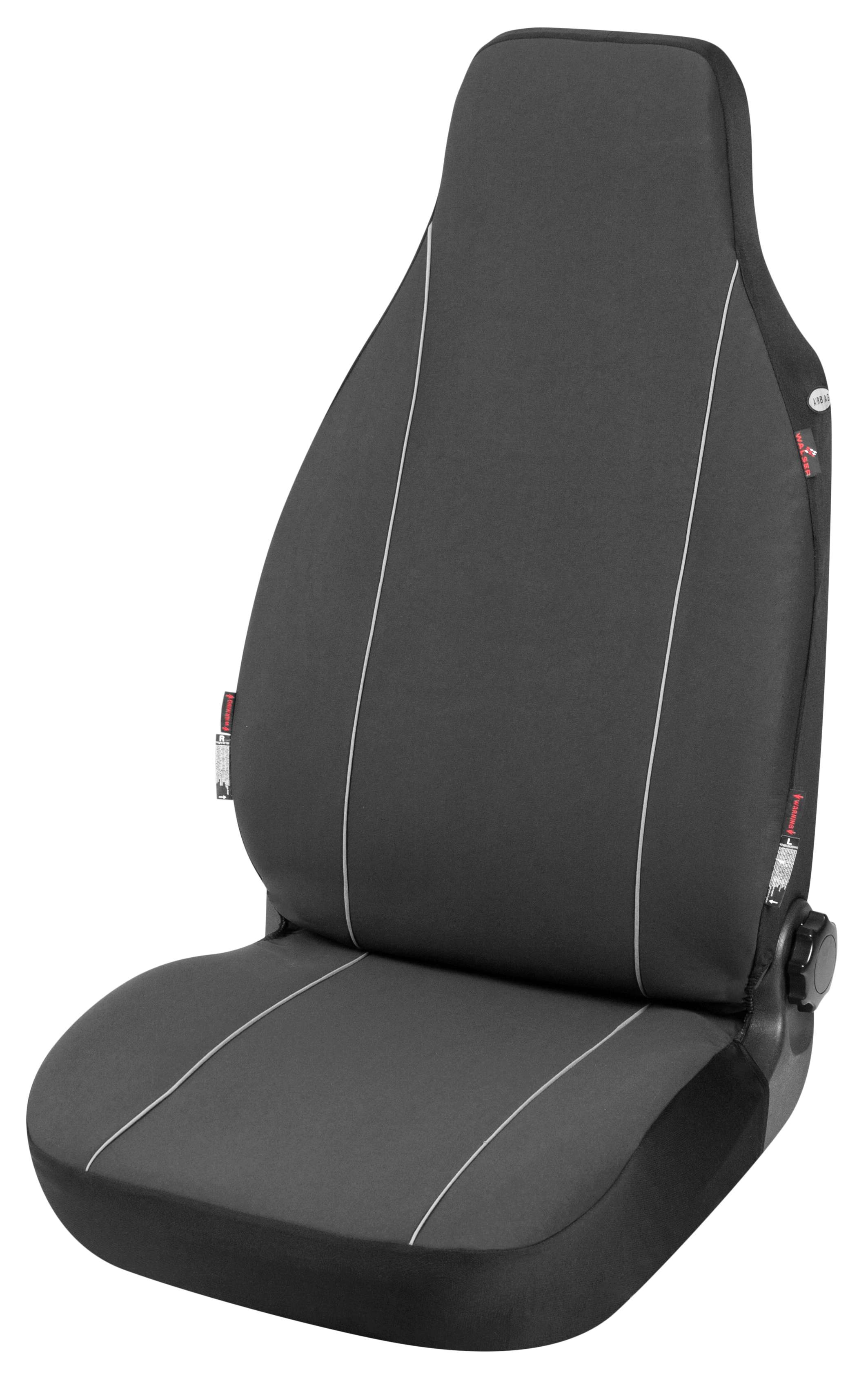 Autositzbezug Modulo, PKW-Schonbezug Einzelsitz für Highback graphit, 1 Stück
