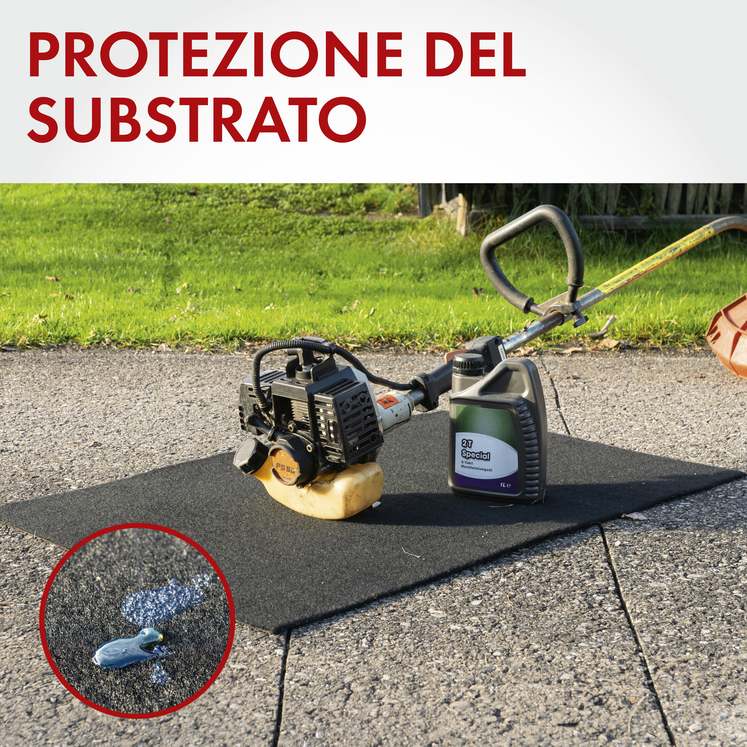 Tappetino per la raccolta dell'olio Clean Max 60x90 cm nero