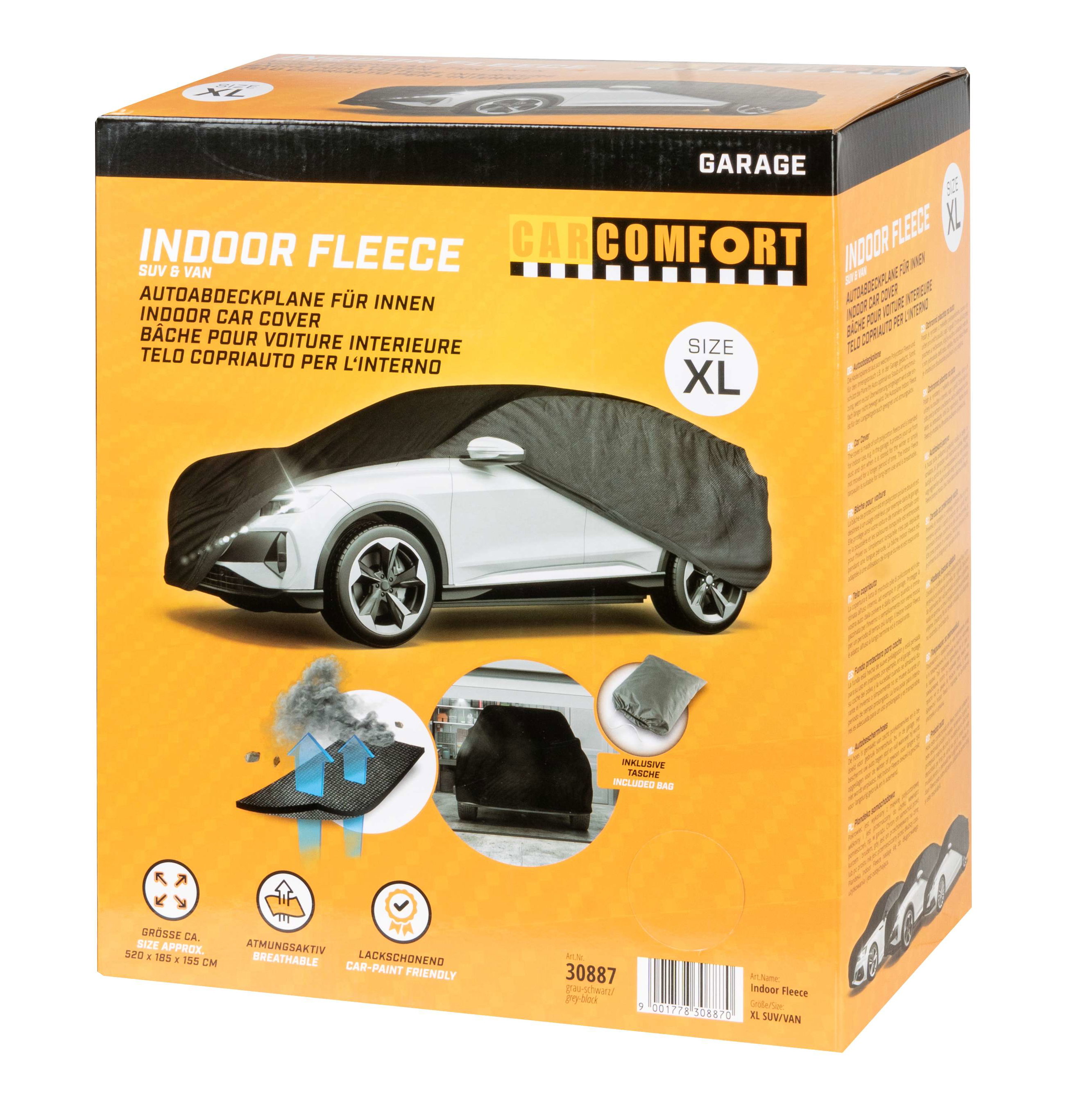 Overtrek Indoor Eco Maat 10 SUV/VAN zwart