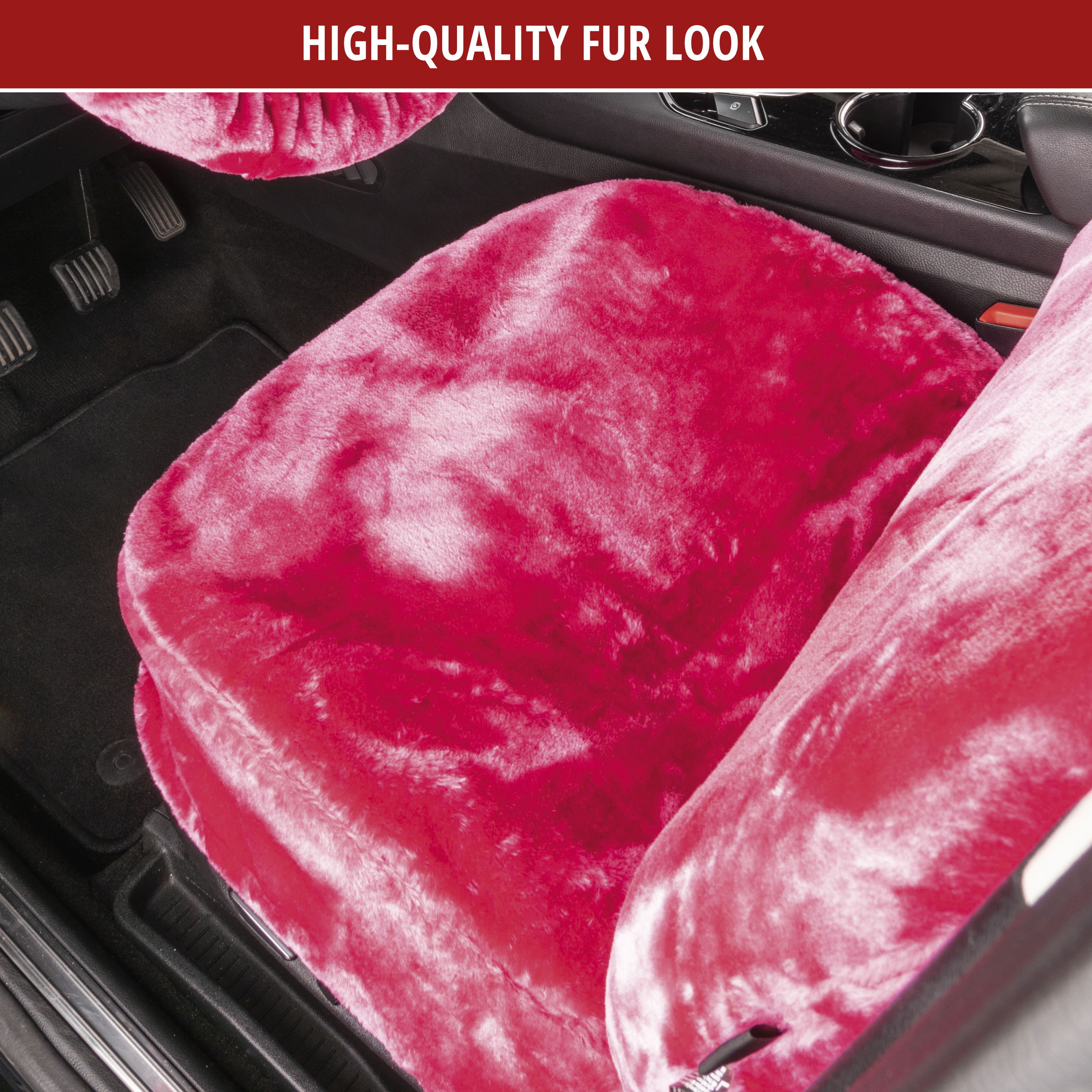 Fluffy car seat covers shop