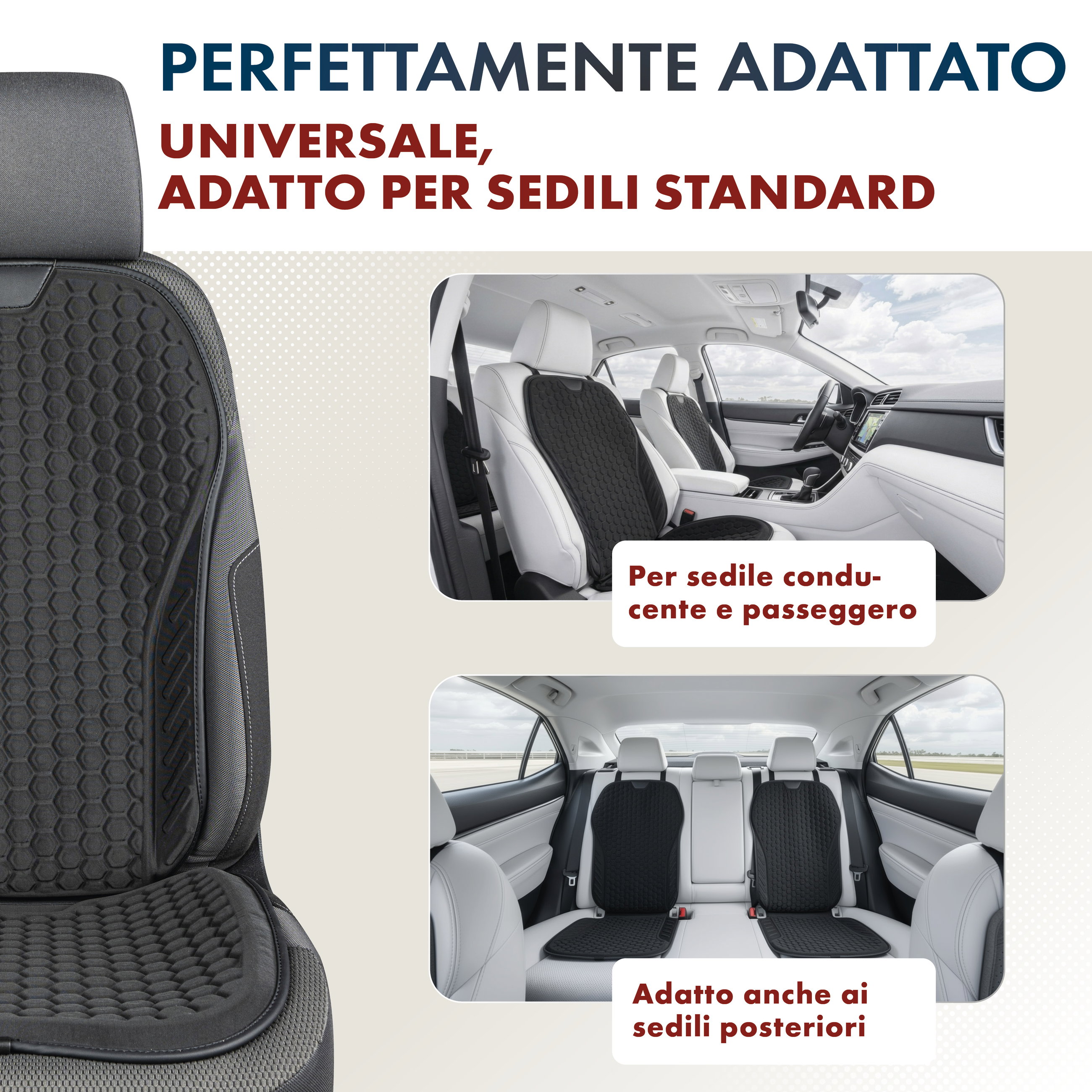 Sitzbezug, Autositzbezug, Innenzubehör, texturiertes Gewebe, Universalpassform