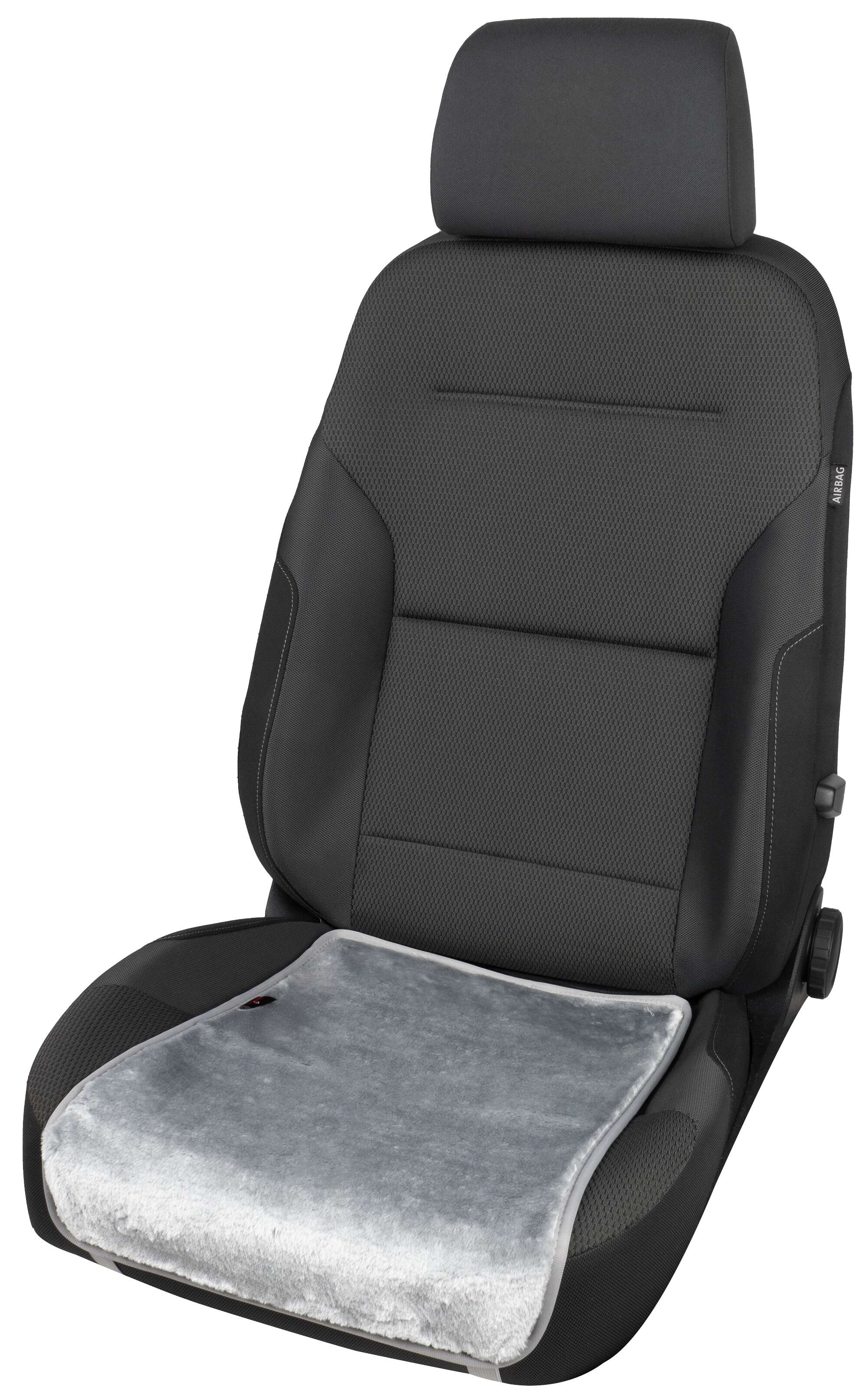 Sitzkissen Teddy 1 pcs. silber Kissen, Dekoration für Zuhause, Stuhl, Mobiliar