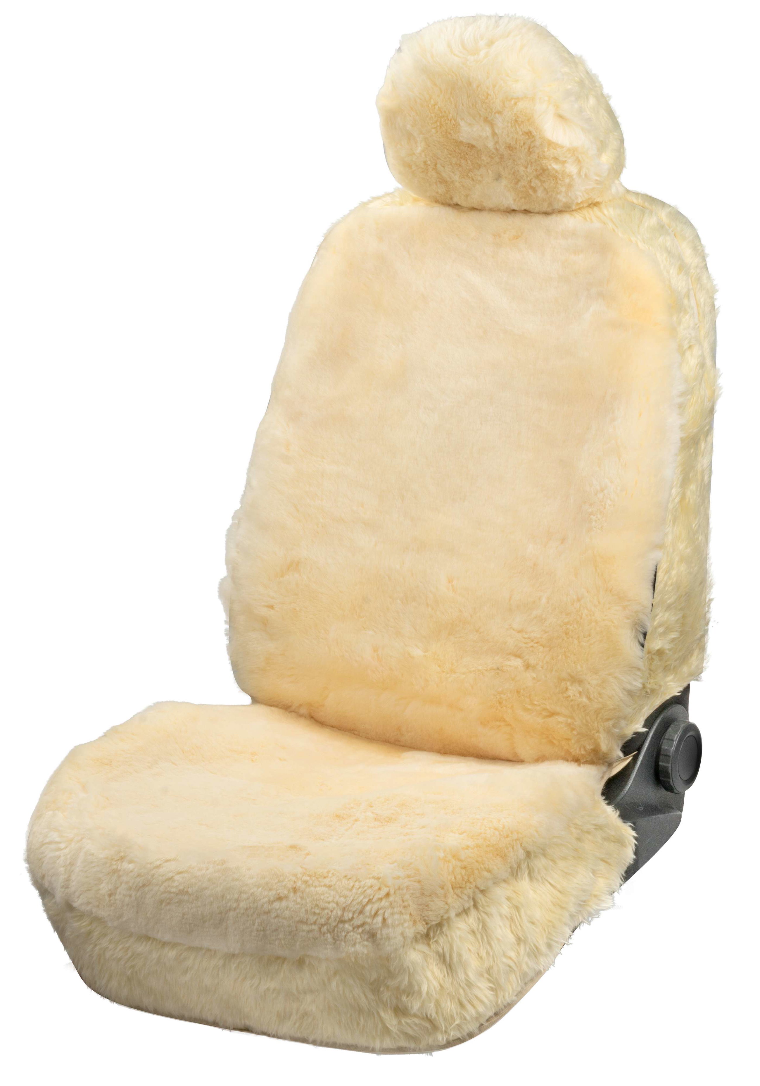 Car Seat cover Maya lambskin beige, 1 piece