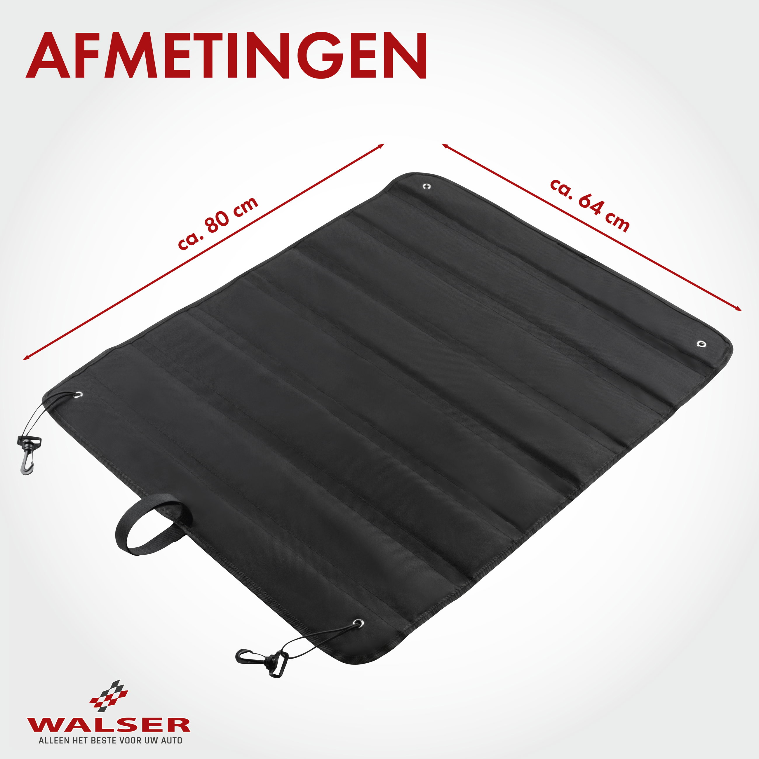 laaddrempelbescherming kofferbak universele maat, kofferbakbescherming 80 x 64 cm 26144