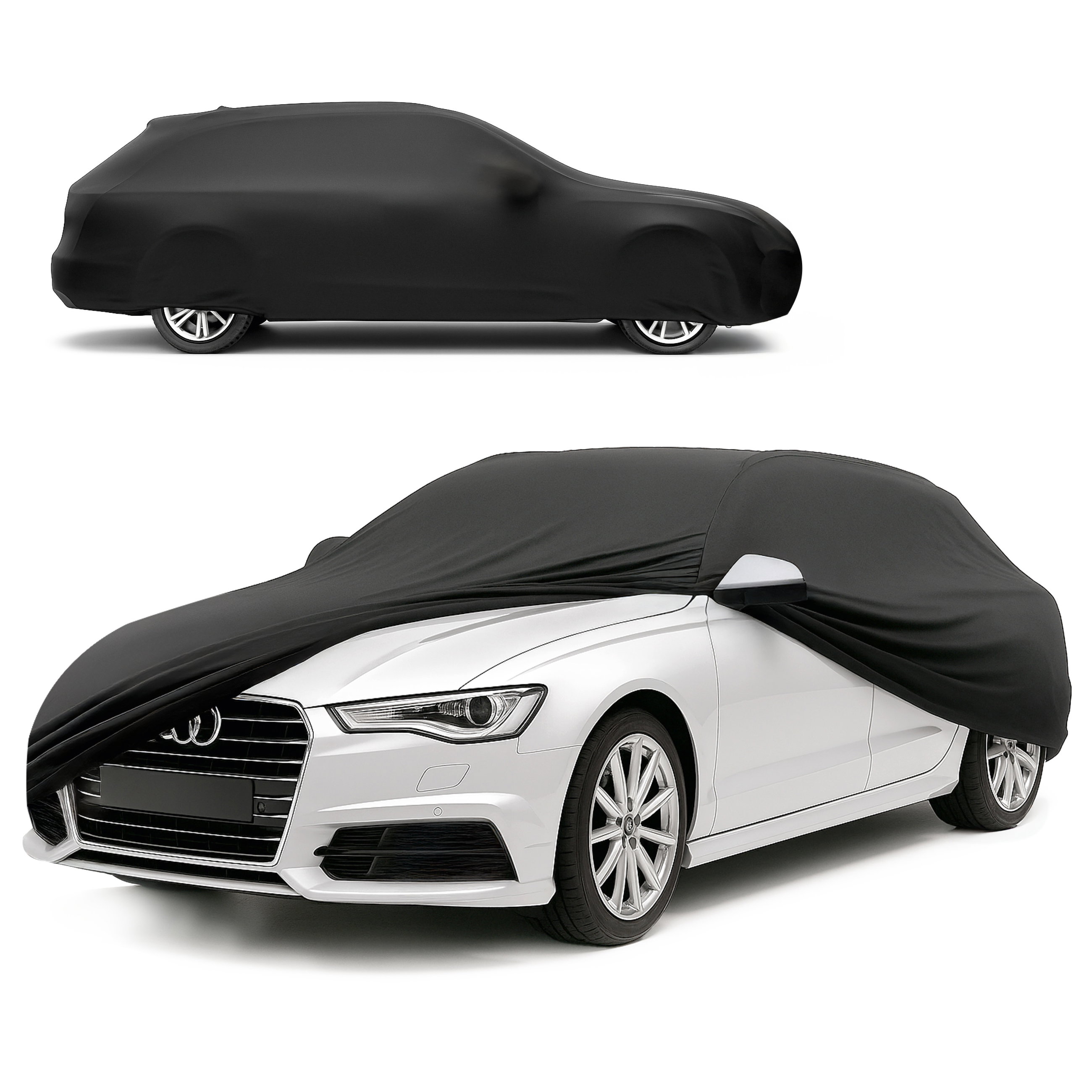 Car cover Indoor Stretch Plus size 6 combi black, Walser Onlineshop