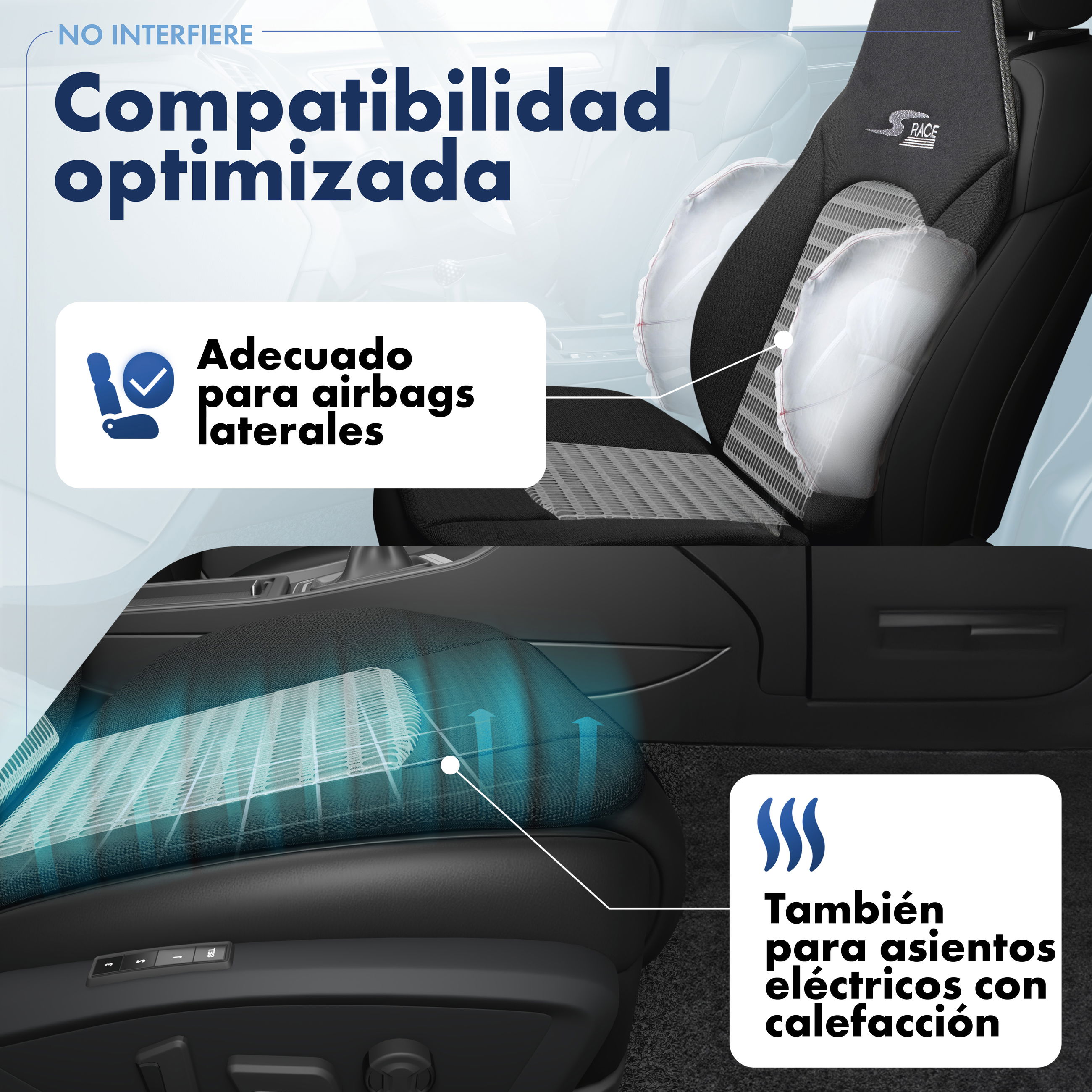 Kissen, Dekoration für Zuhause, Werbung, Plakat, asiento de coche, vestidura de asiento, protección de airbags, asiento calefactable, acolchado de asiento