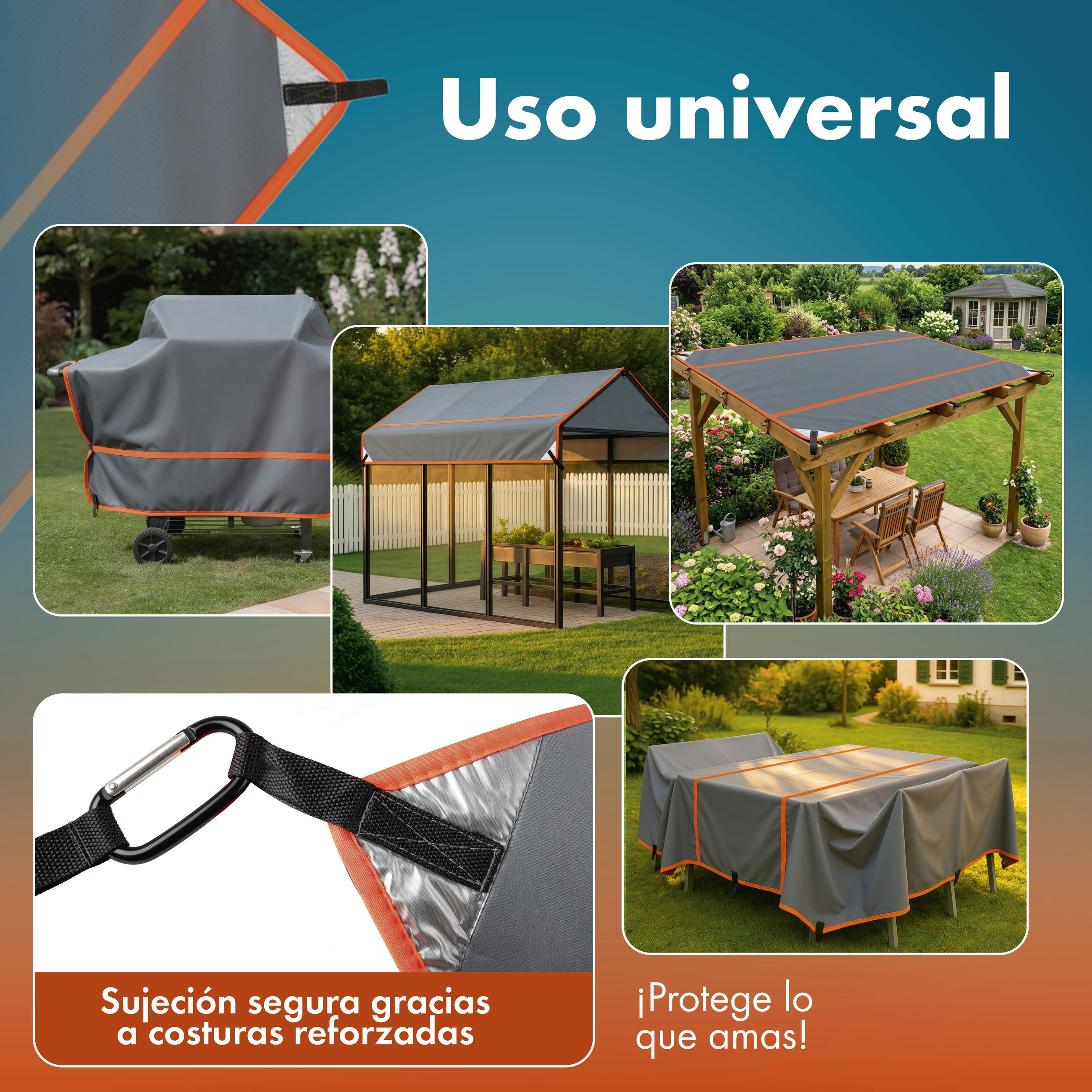 canvasabdeckung,  patio grillauszug,  outdoor canopy,  tarpaulin edge,  carabiner strap, grillabdeckung, Outdoor-Setup, Vorzelt, Gartenmöbel, Abdeckplane, UV-resist, Gartenpavillon, Abdeckplane, Grillabdeckung, Transportband