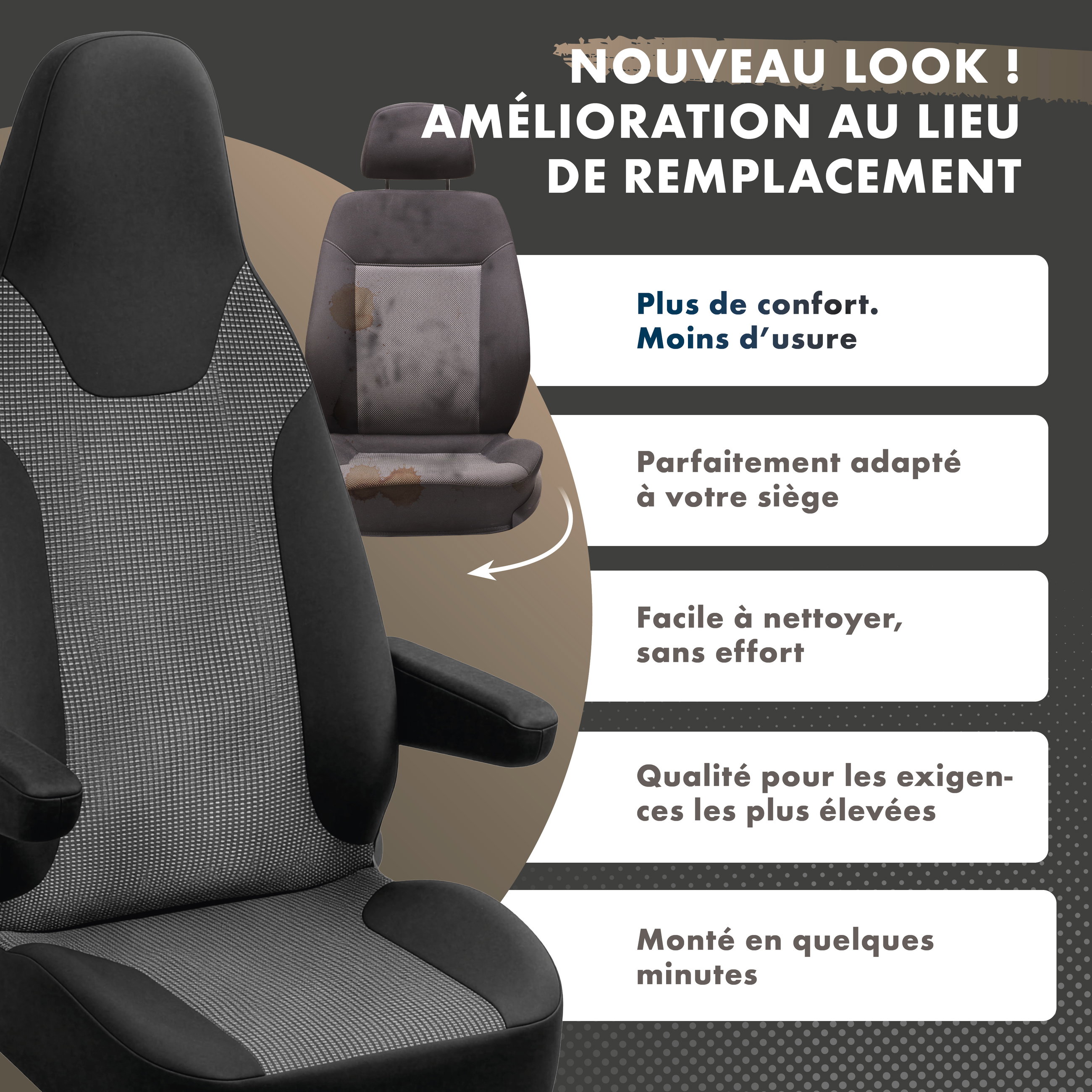 bürostuhl, autositzer, sitzbezug, lederoptik, ergonomie, autoseda, Bürostuhl, Flecken, Armlehnen, verstellbarer Kopfal