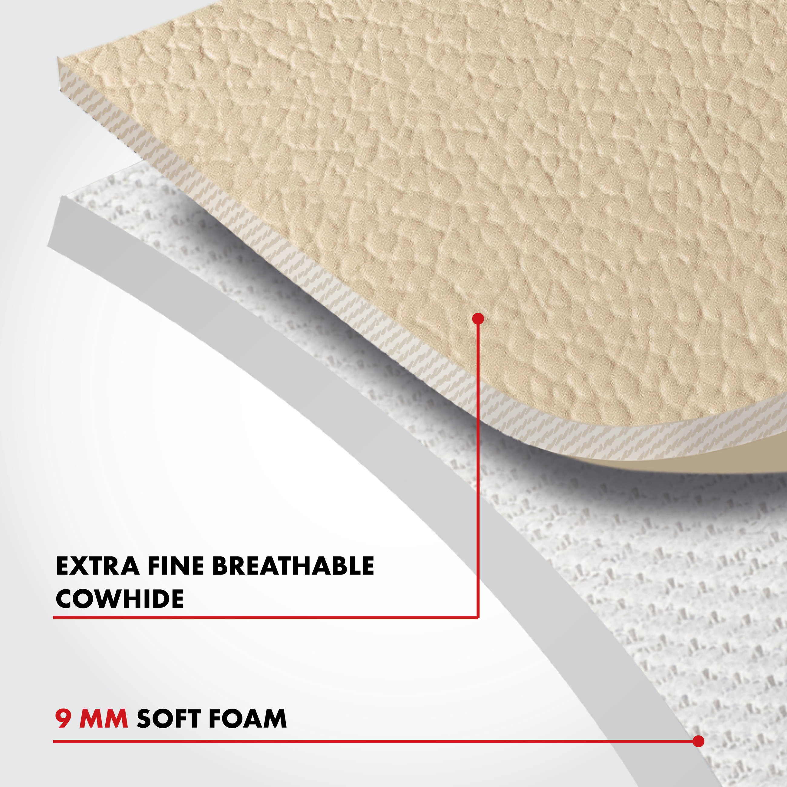 Car Seat cover Billy in real leather beige ZIPP-IT, 1 piece