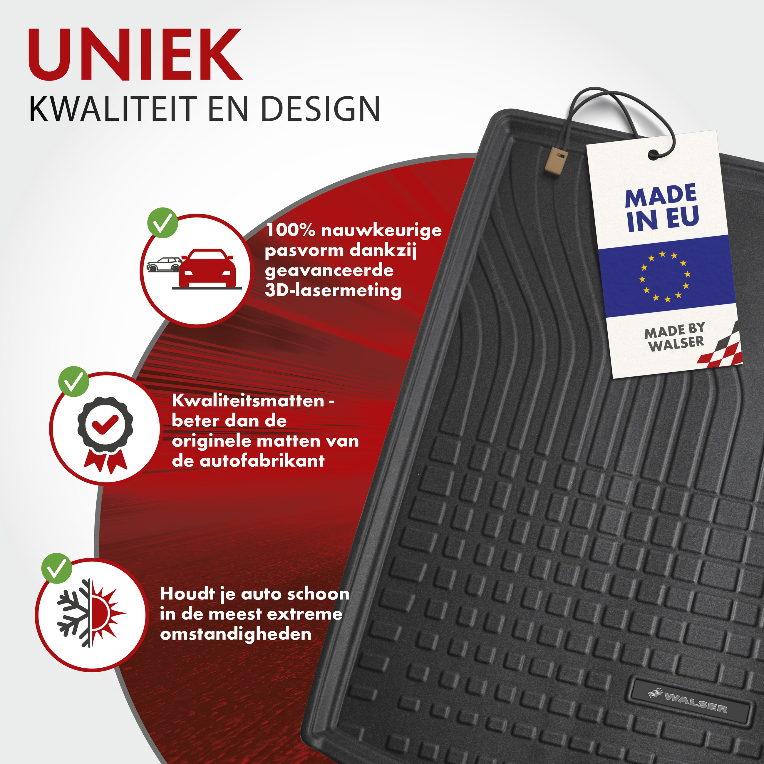 Premium kofferbak Roadmaster voor Seat Tarraco (KN2) 09/2018-Vandaag