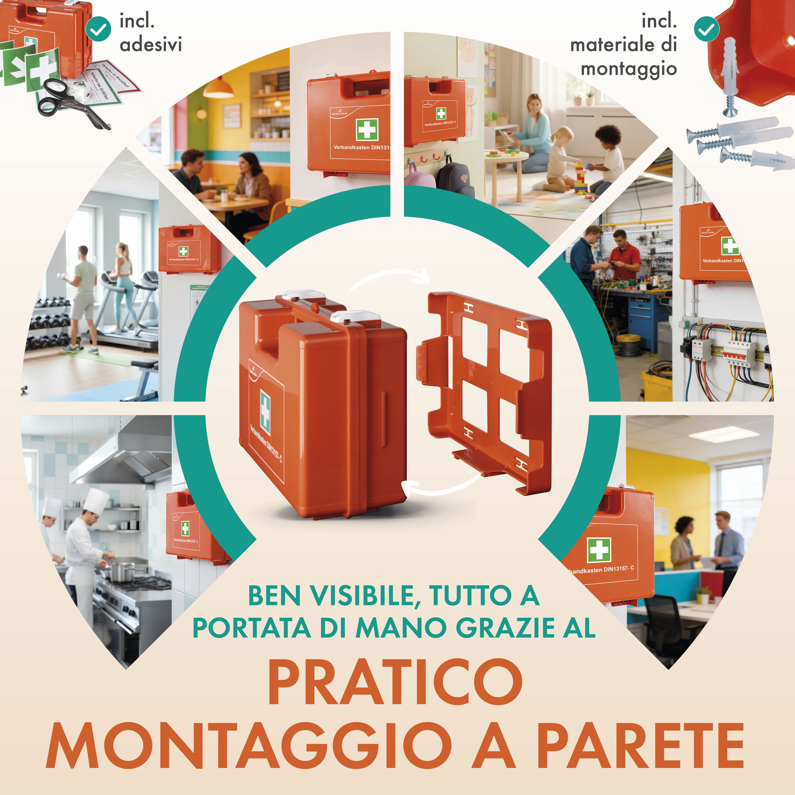 Werbung, Plakat, Person, Postfach