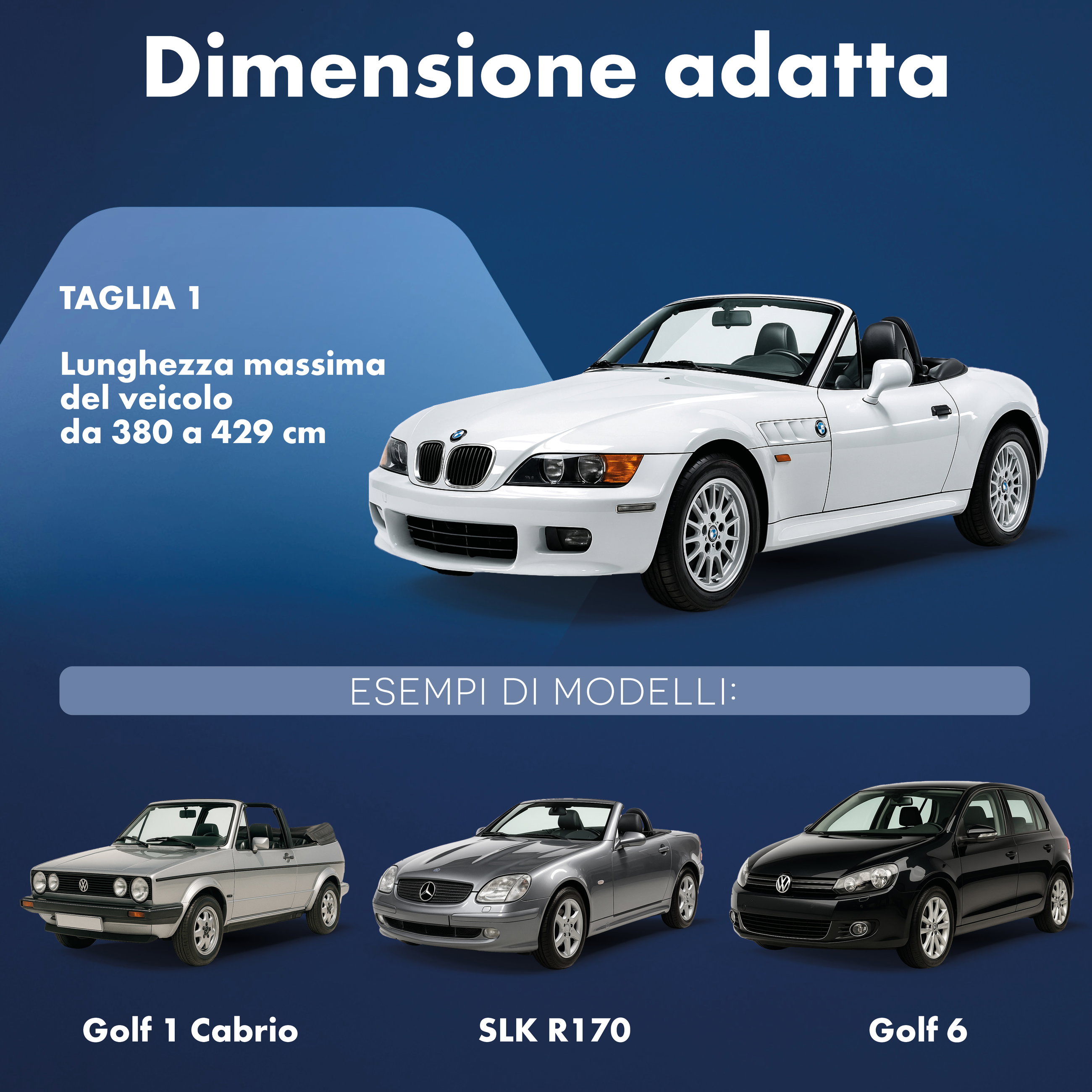 Telo Copriauto All Weather, telone per auto completo Misura 1 Auto argento
