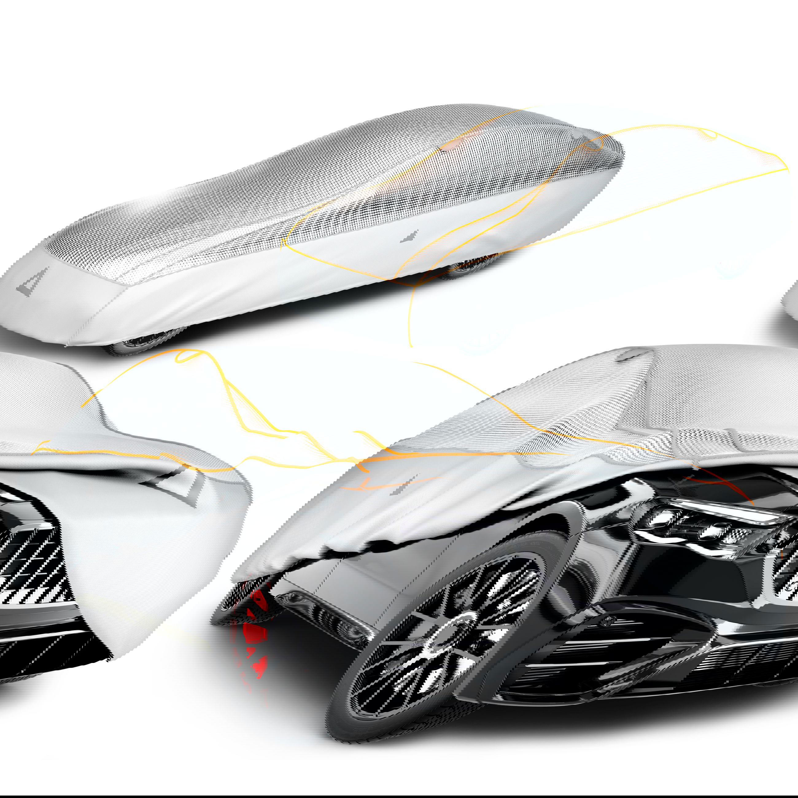 Bâche de Voiture anti-grêle Premium EPE, bâche antigrêle pour voiture avec protection UV Taille 3 Leichtmetallfelge, Speiche, Reifen, Rad, Limousine