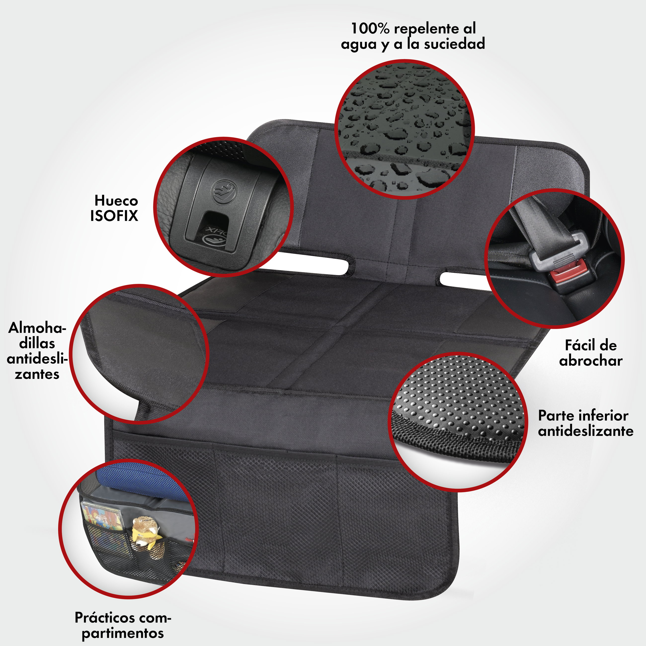 Kissen, Dekoration für Zuhause, organizer, car back seat, seat organizer, anti-slip, storage pockets