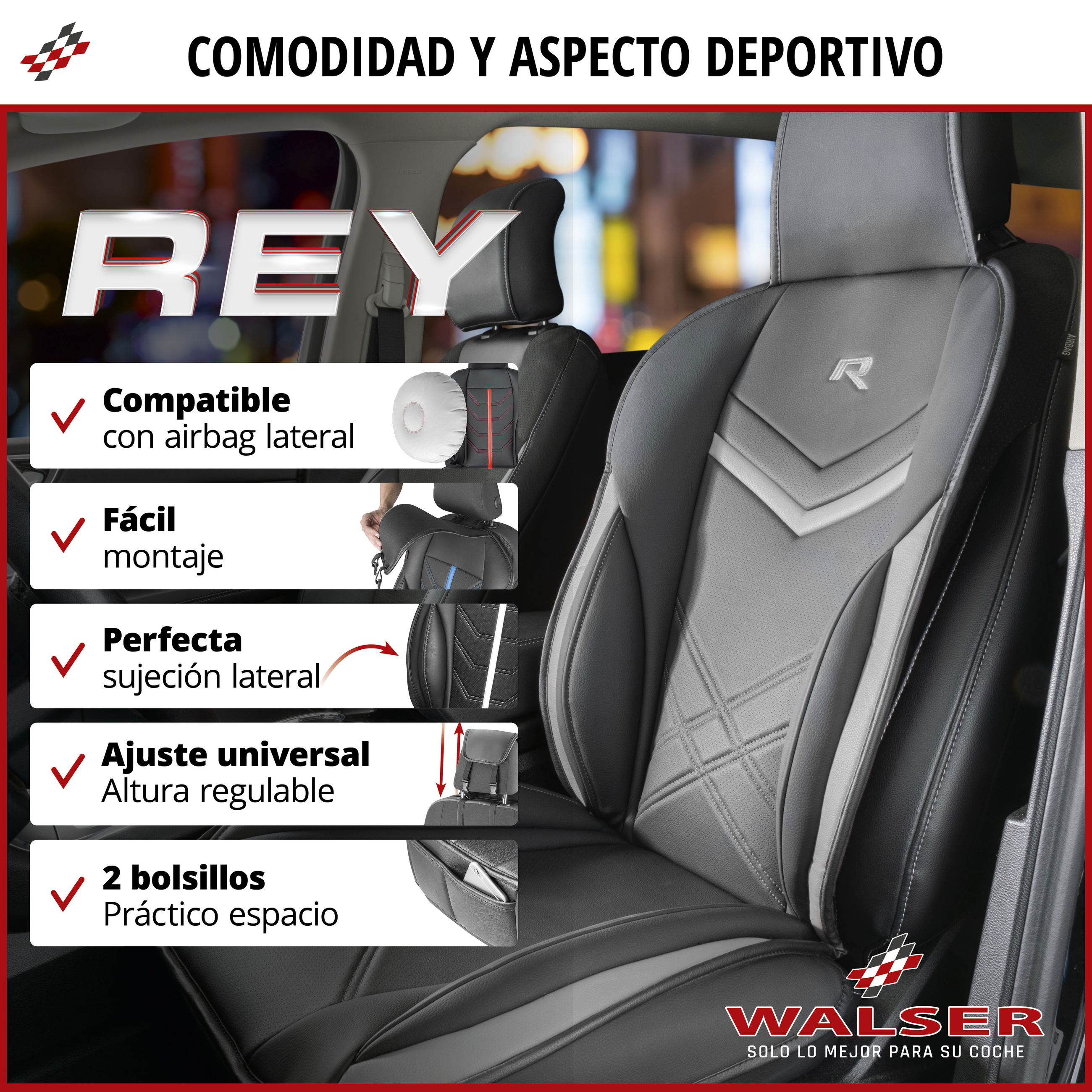 Kissen, Dekoration für Zuhause, Zubehör, Gürtel, asiento, coche, tapizado, apoyacabezas, reposacabezas