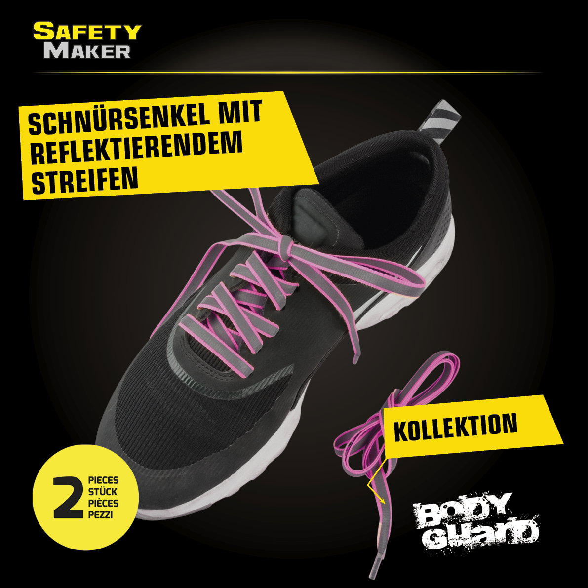 Schnürsenkel pink