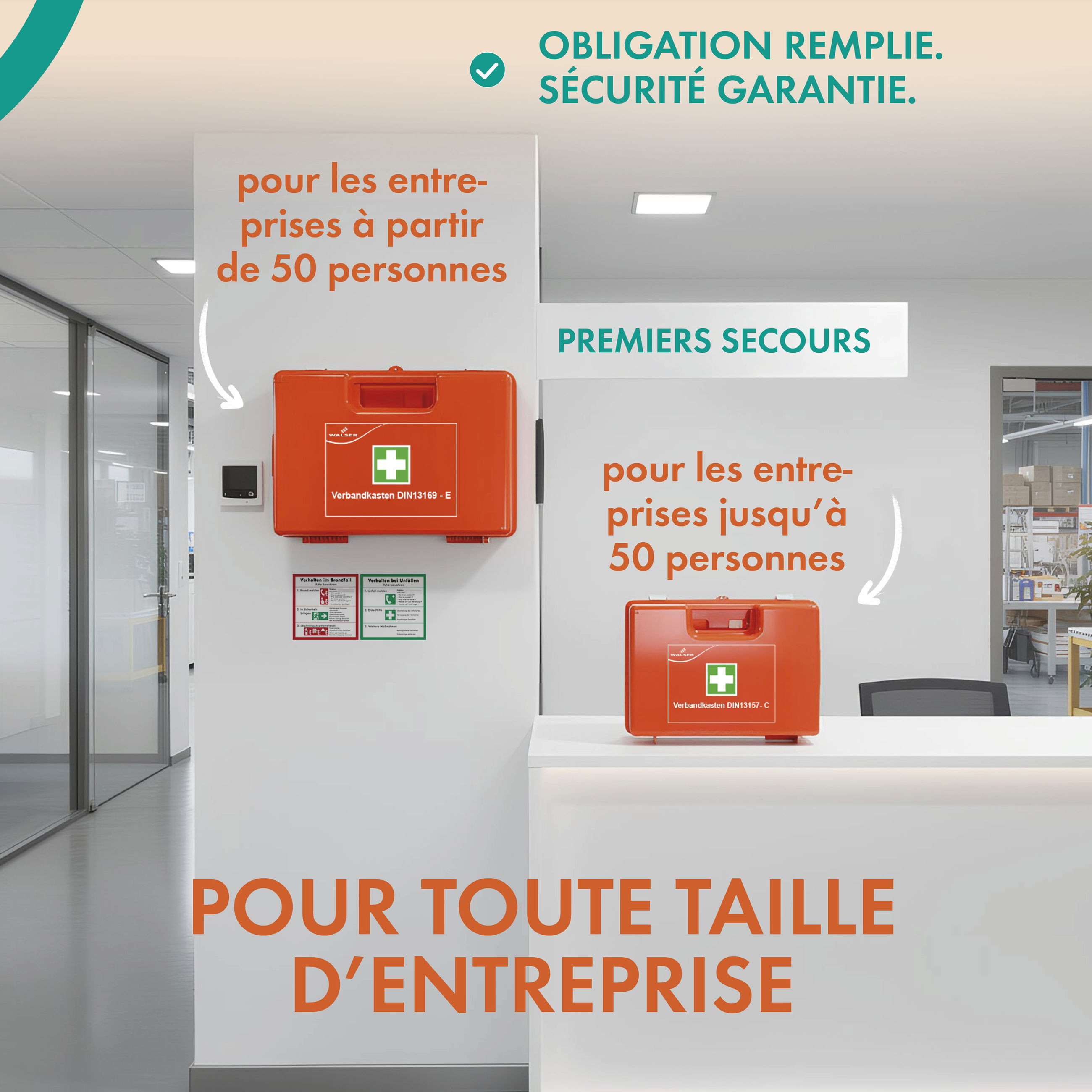 Erste Hilfe, Werbung