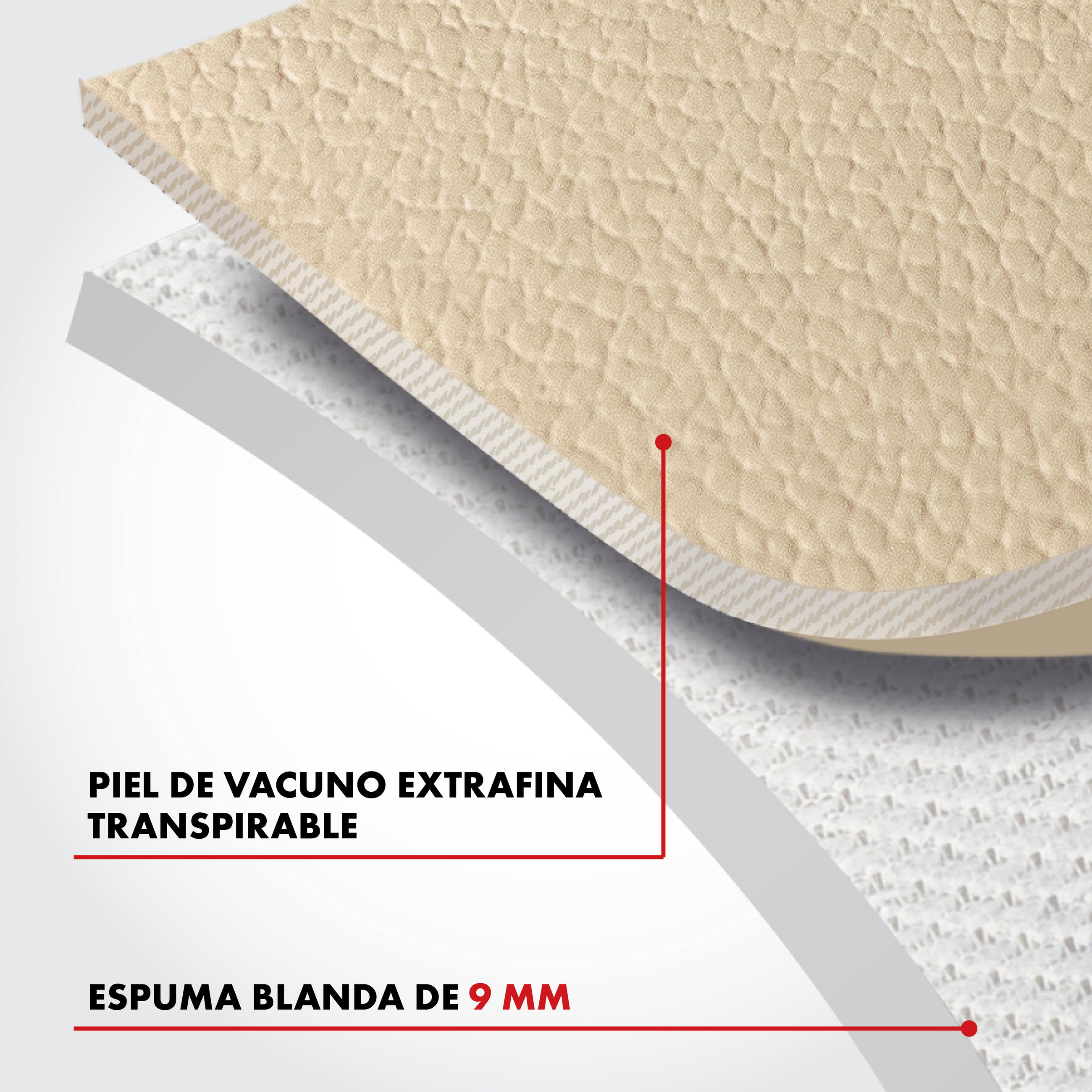Funda de asiento Billy de cuero auténtico, funda protectora de coche cuero auténtico, funda de asiento delantero ZIPP-IT beige, 1 pieza
