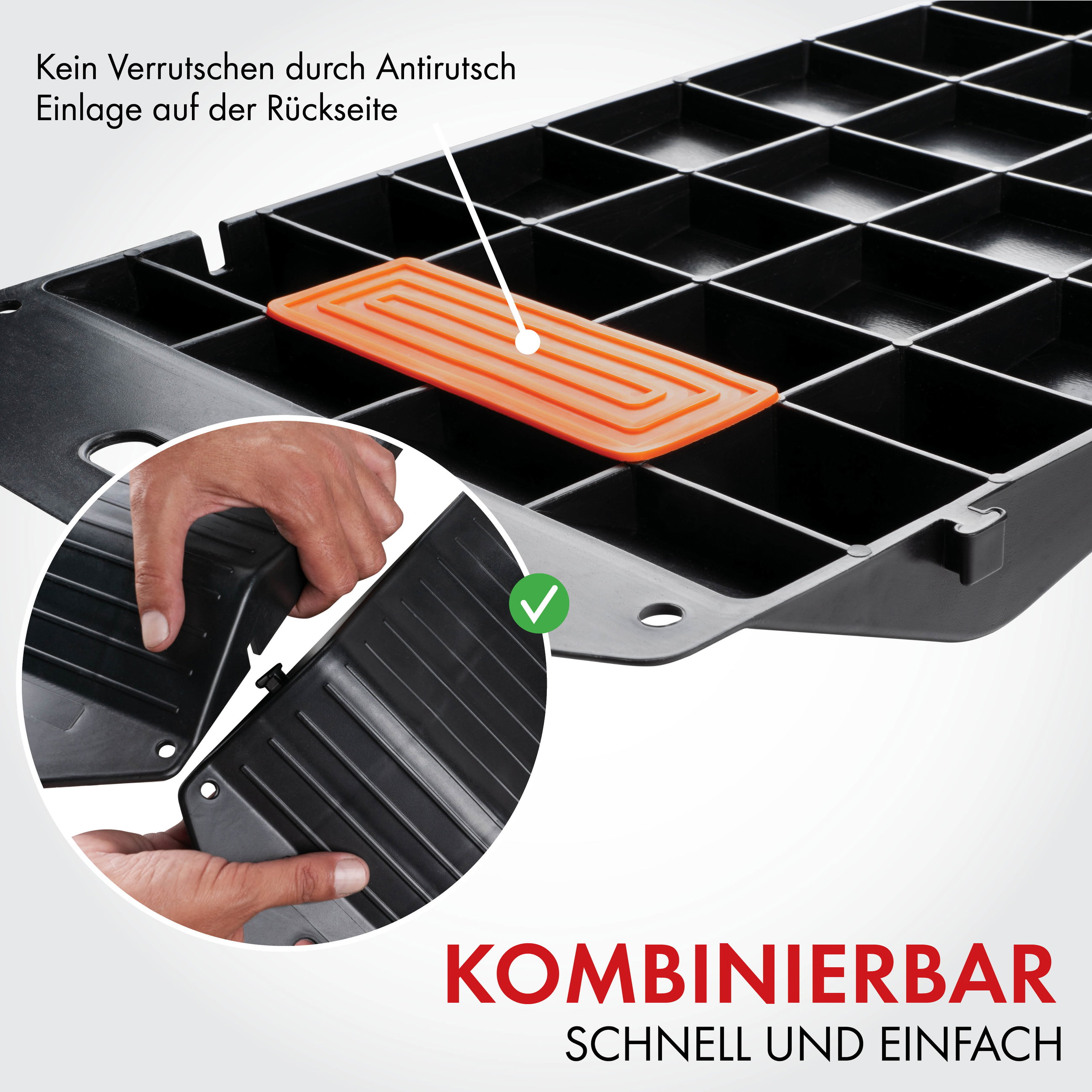 Reifenschoner Tragkraft bis 5 Tonnen, Reifenschuh-Set 2 Stück für Reifen 10-20 Zoll, Reifenwiege zum Schutz vor Standplatten 49,5x21,5x5,8 cm