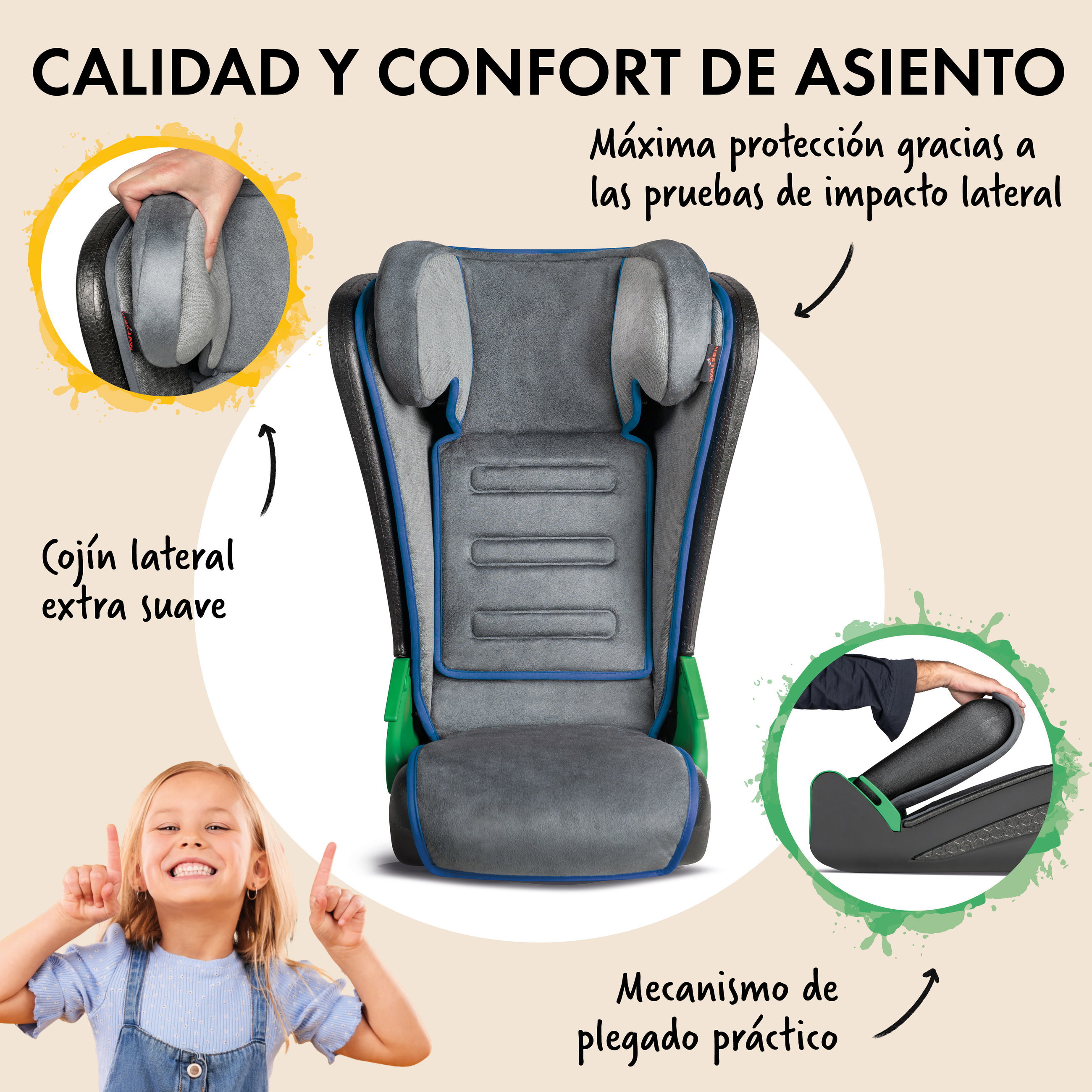 Kissen, Dekoration für Zuhause, Kind, Mädchen, Person, kindersitz, auto kindersitz, l-gyne, schulterstütze, verstellbar