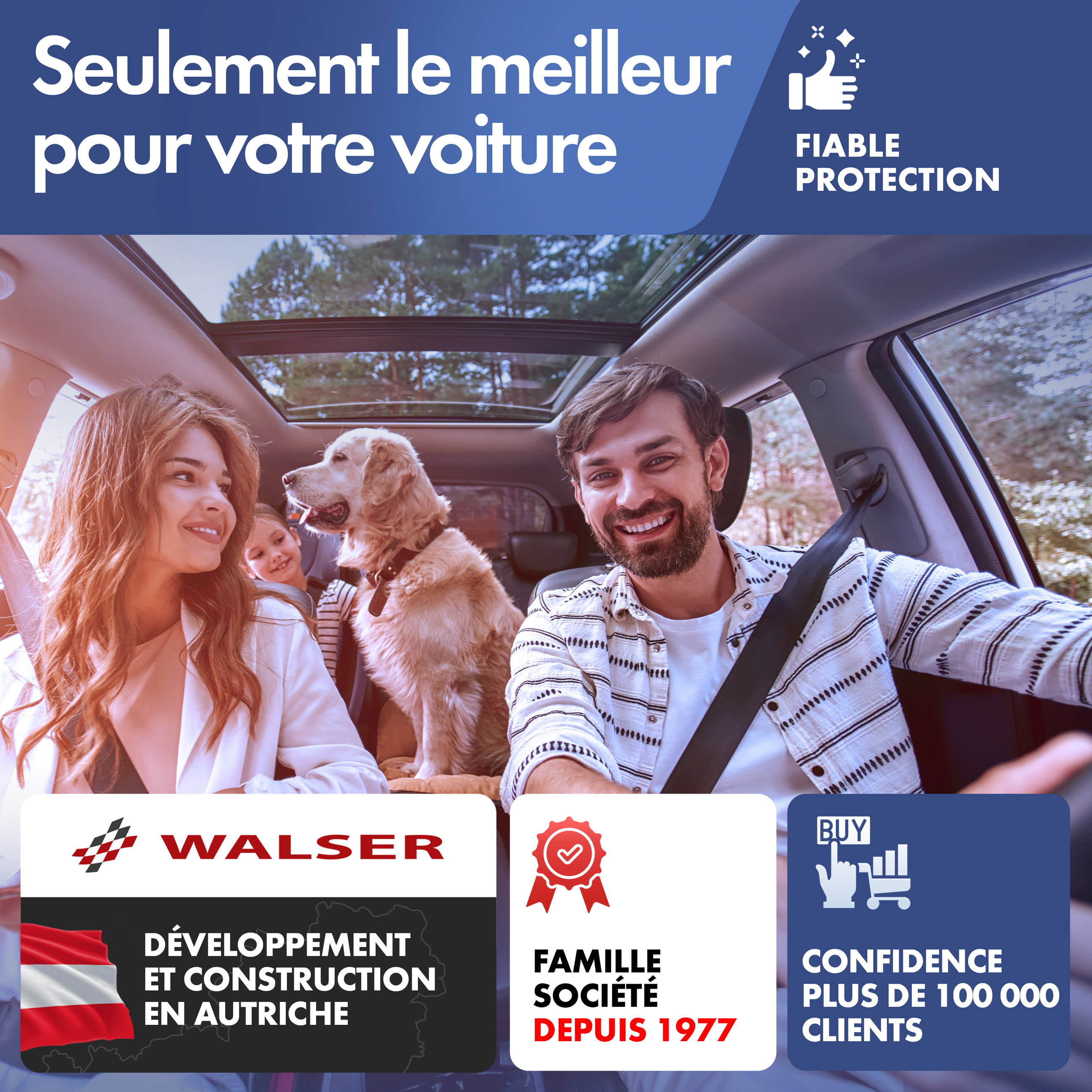 Housse de siège Transporter en tissu pour VW T5, banquette 3 places