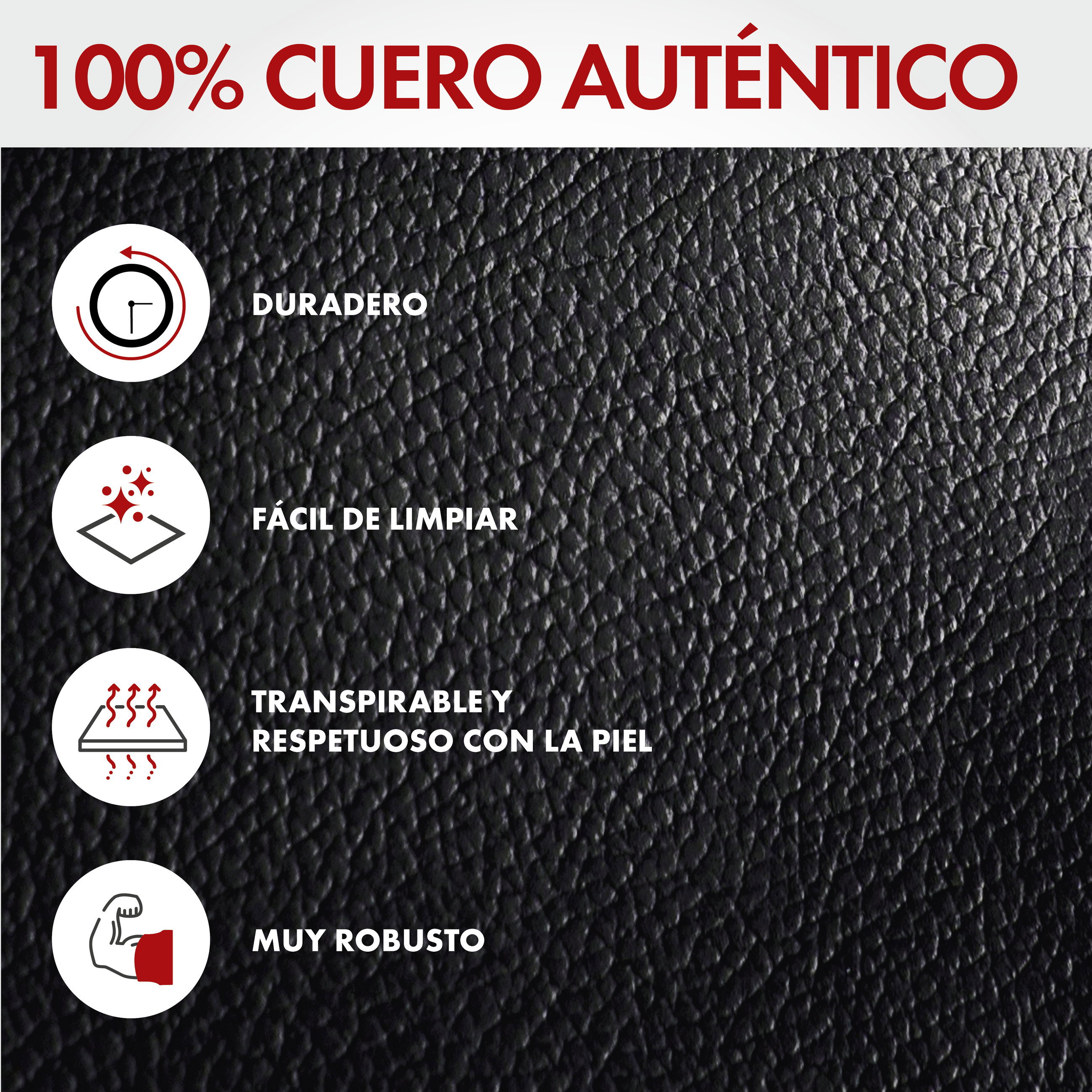 Funda de asiento Ranger de cuero auténtico, funda protectora de coche asiento individual, Leder-funda de asiento negro, 1 pieza