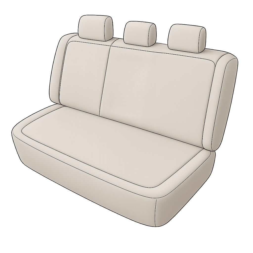 Seat Cover Robusto for Audi A3 (8P1) 05/2003-12/2013, 1 rear seat cover for sport seats