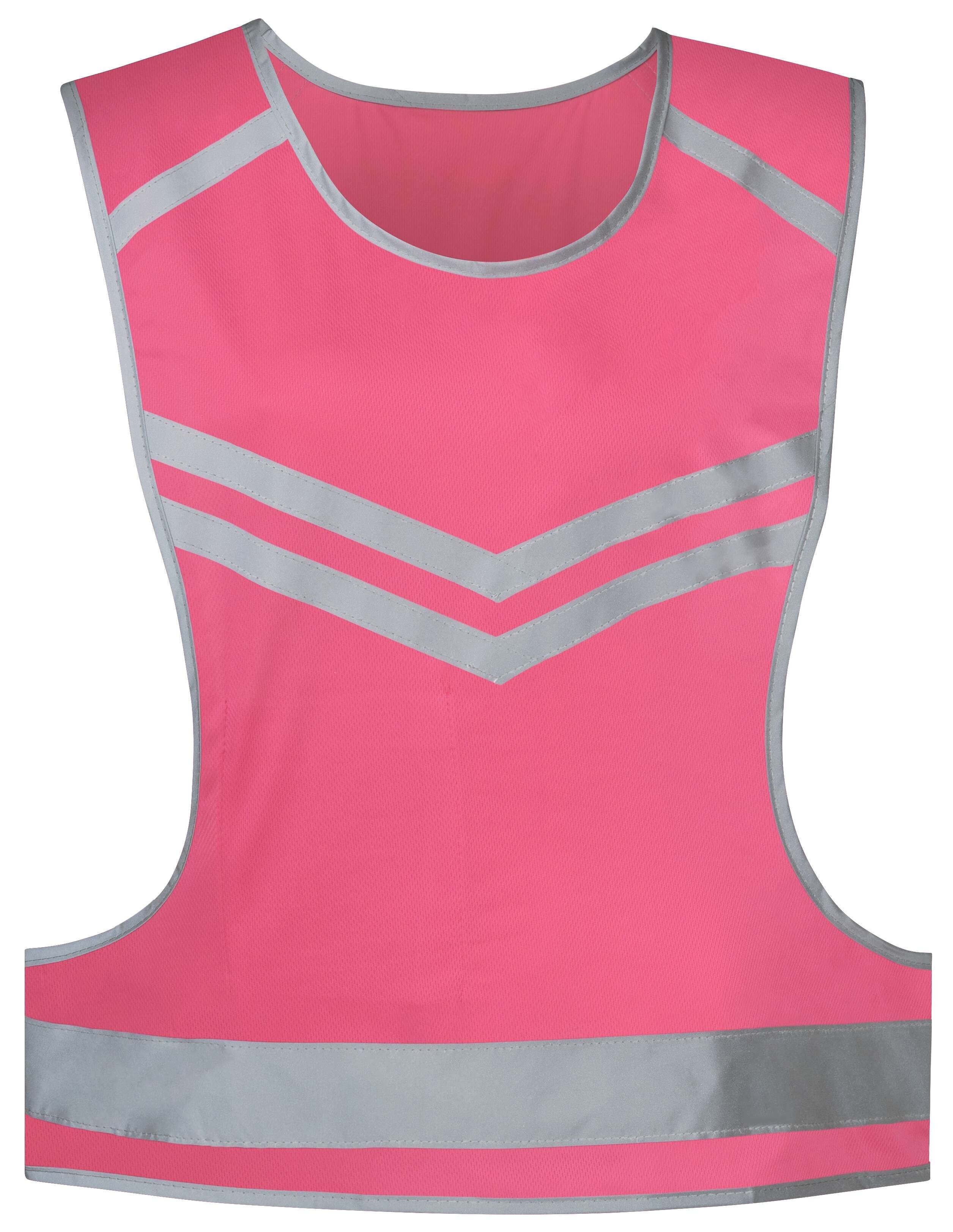 Freizeitweste pink, Unisex Reflektorweste, Laufweste, Leuchtweste Größe S/M Freizeitweste pink, Unisex Reflektorweste, Laufweste, Leuchtweste Größe S/M