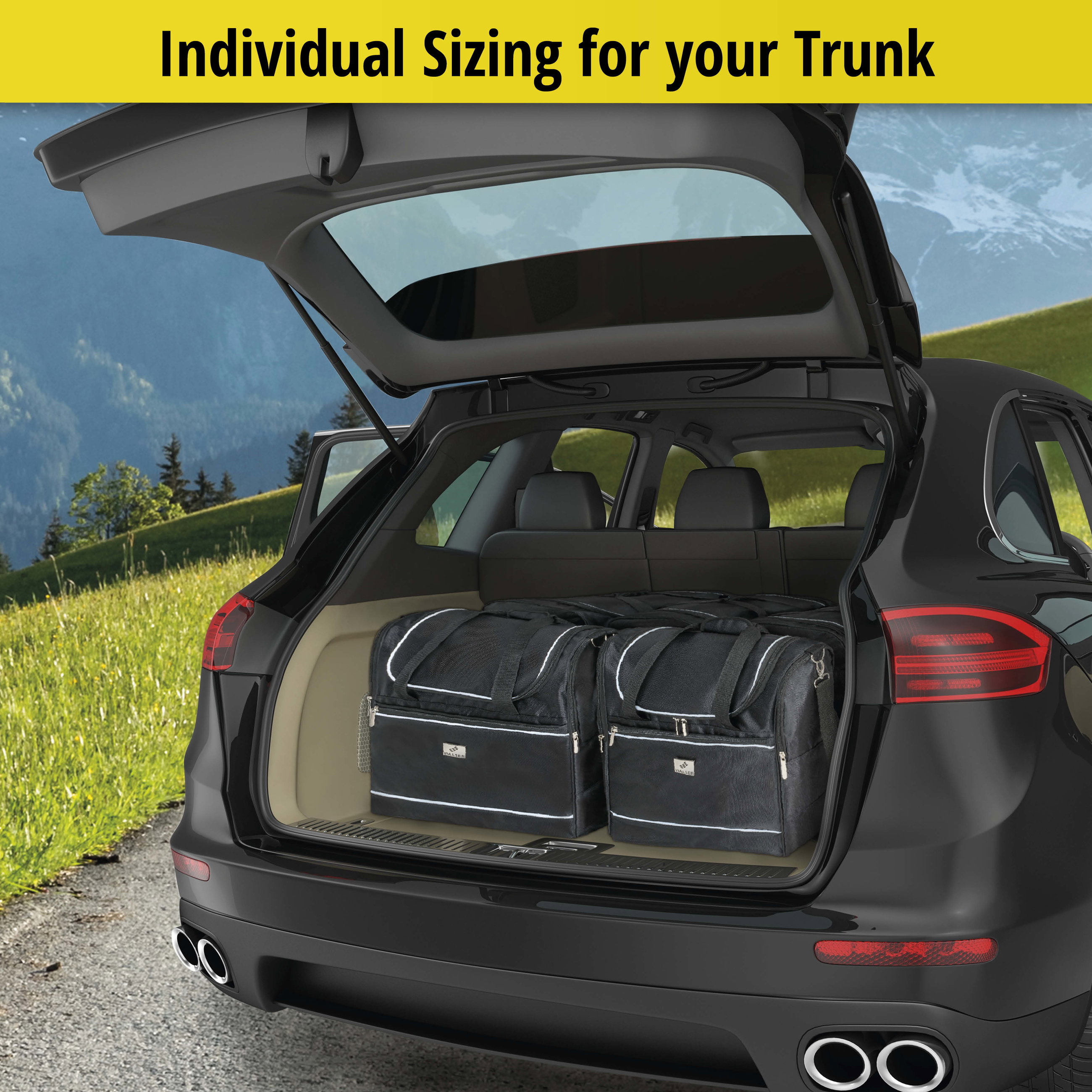 Carbags Set di Borse da Viaggio per BMW X3 G01 nero