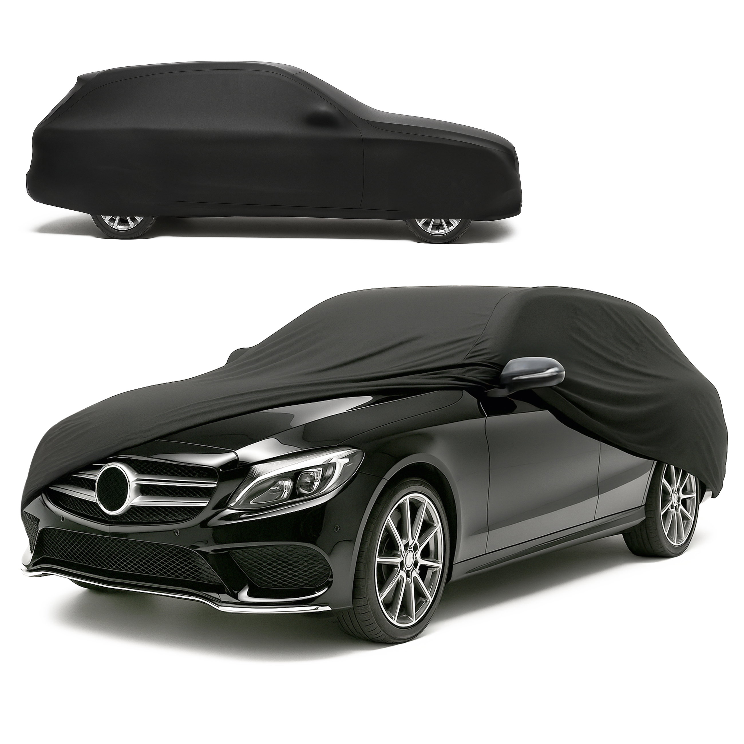 Car cover Indoor Stretch Plus size 5 combi black, Walser Onlineshop