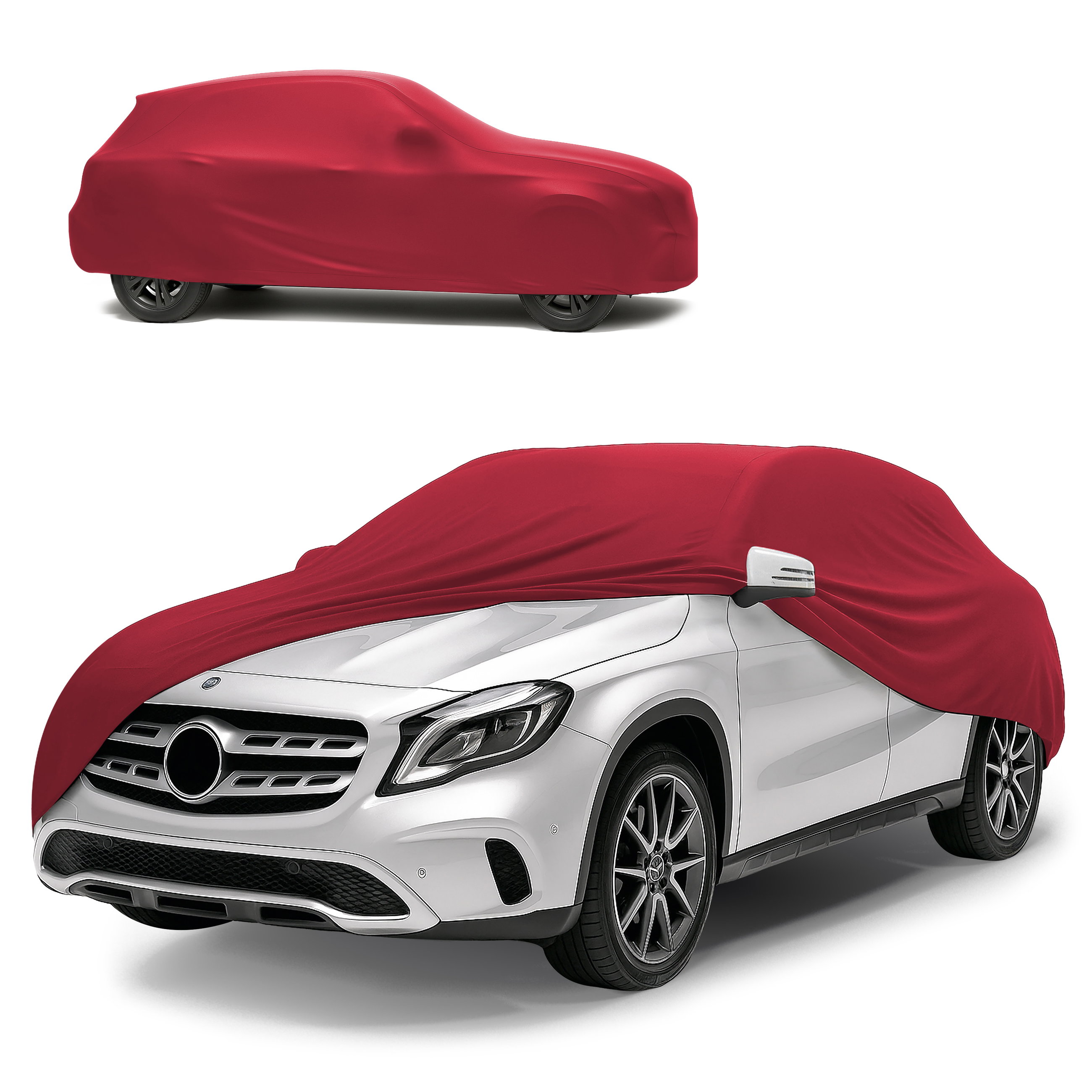 Car cover Indoor Stretch size 8 SUV/VAN red, Walser Onlineshop