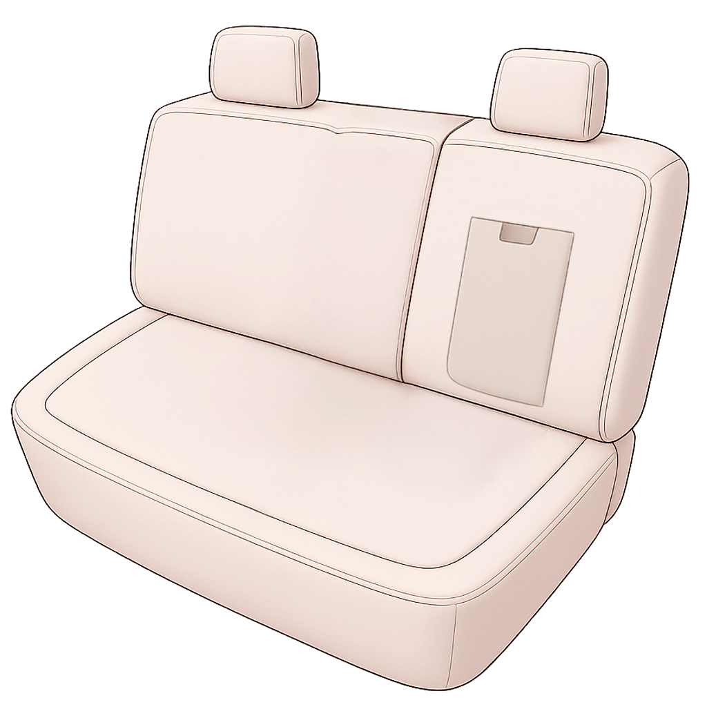 Coprisedile aderente Performer in 100% poliestere compatibile con Citroen Jumper II, Fiat Ducato, Peugeot Boxer, 1 copertura per panca doppia