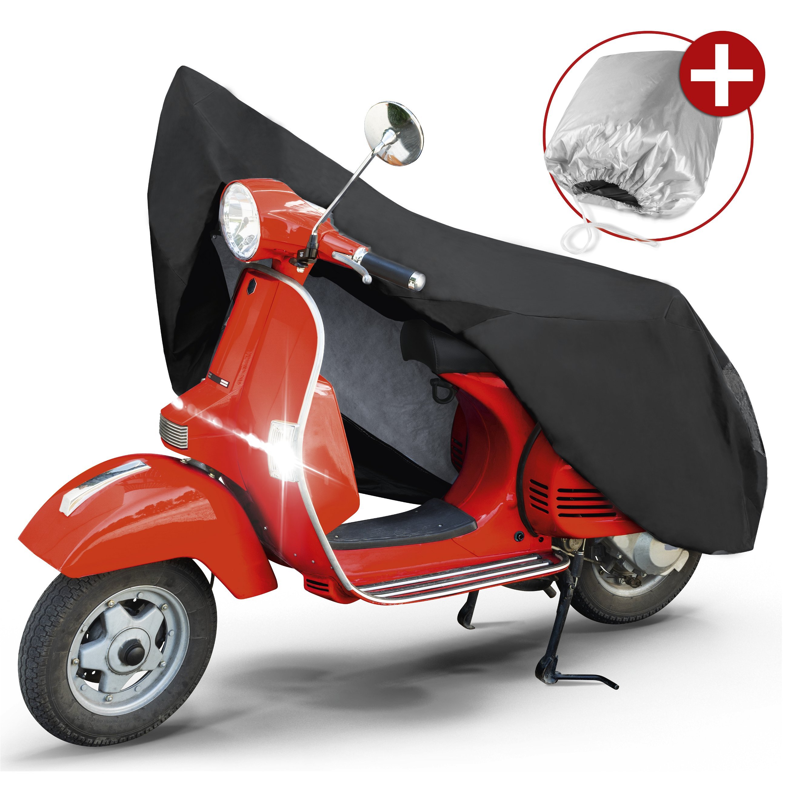 img_prd_shop_41040_motorrad_abdeckplane__sall__aec__v2 Premium Motorzeil S, Vespa-zeil gemaakt van robuust PVC, Motorfietsgarage waterdicht - 185x90x110 cm zwart
