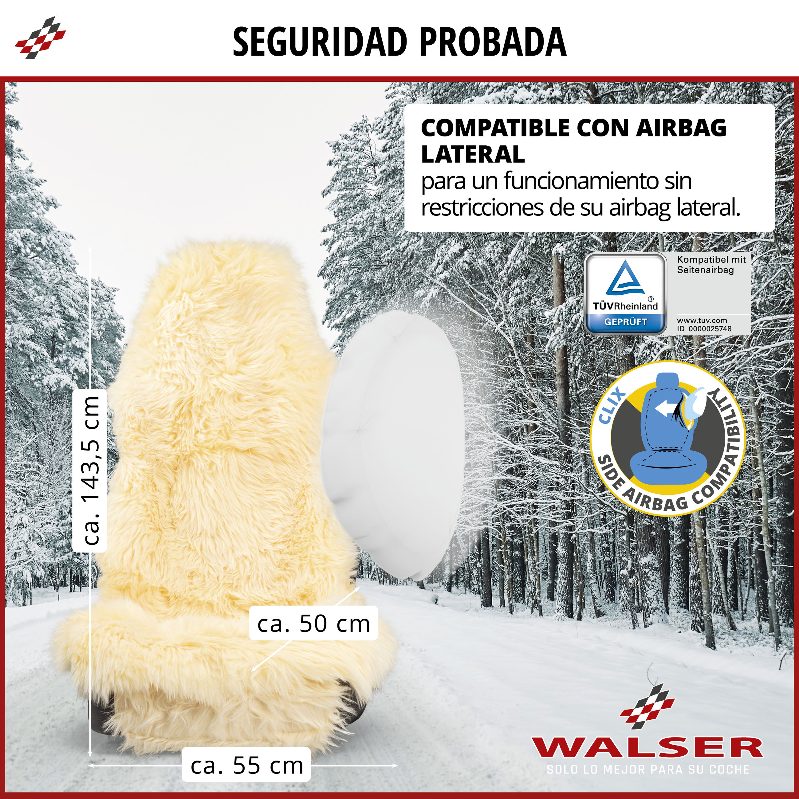 Werbung, Im Freien, Natur, Schaffell, Sitzauflage, Sitzbezug, Winterzubehör, Lammfelloptik