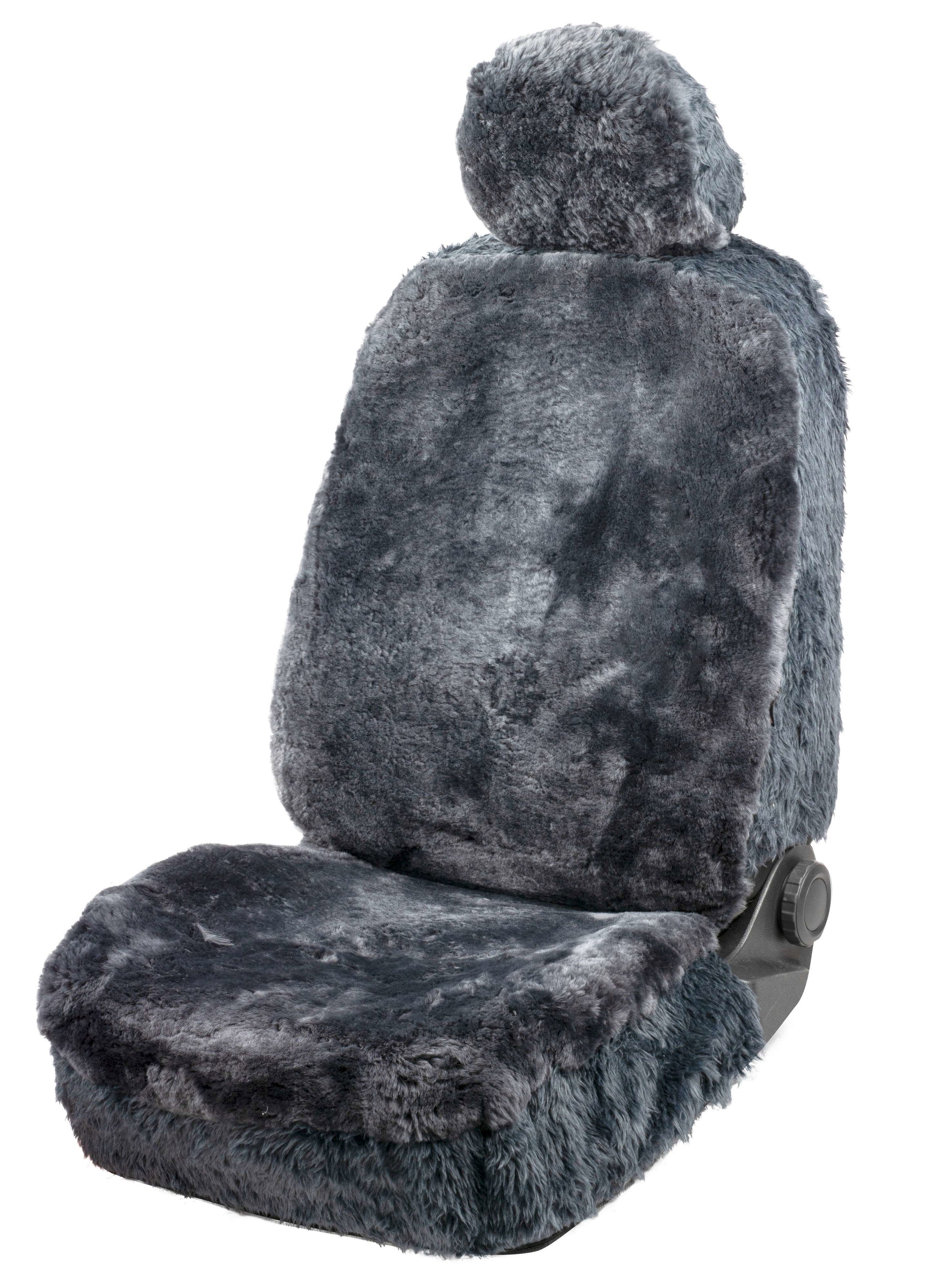 Car Seat cover Maya lambskin anthracite, 1 piece
