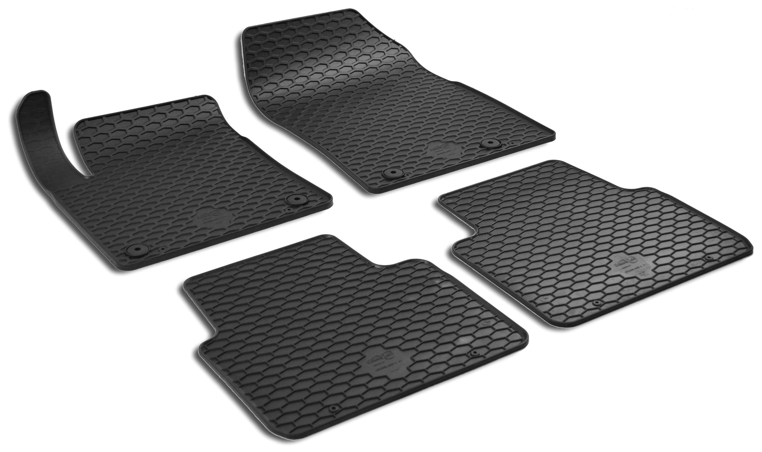 Rubber mats DirtGuard for Opel Crossland X 03/2017-Today, Citroen C3 Aircross II 06/2017-Today