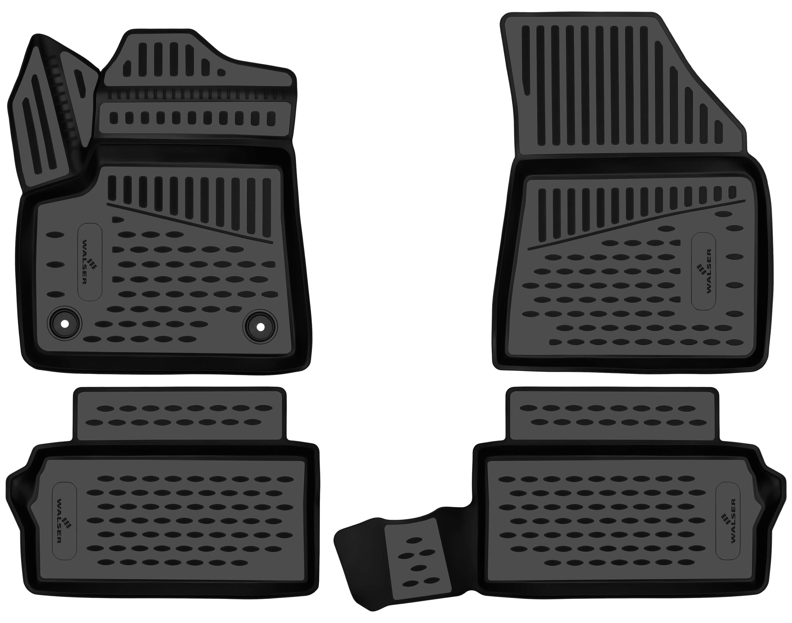 Alfombrillas de goma XTR para Fiat Grande Panda (325) 10/2024-Hoy