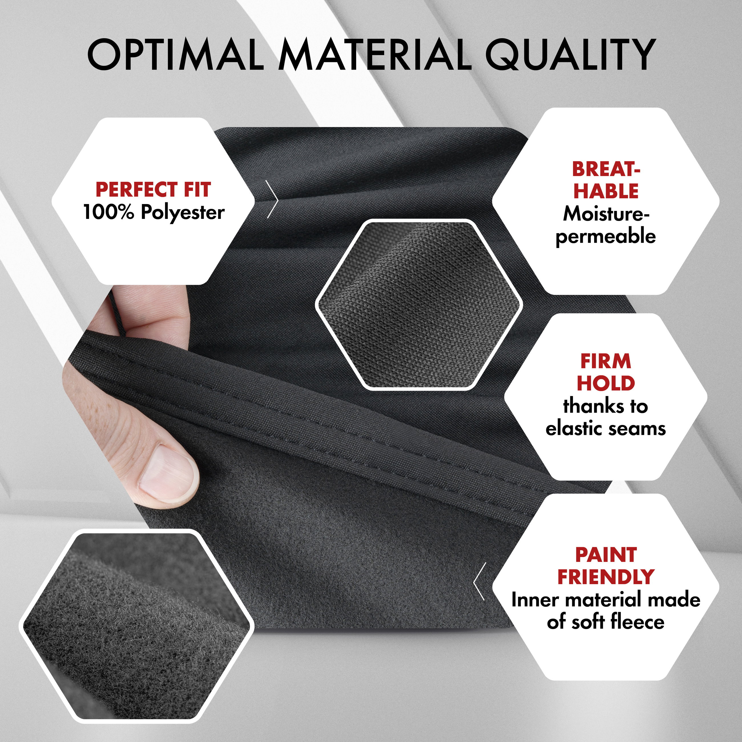 polyester, schwarz, Reißverschluss, Stoff, Naht, polyester, soft fleece, water-resistant, dunkelgrau, Naht Details