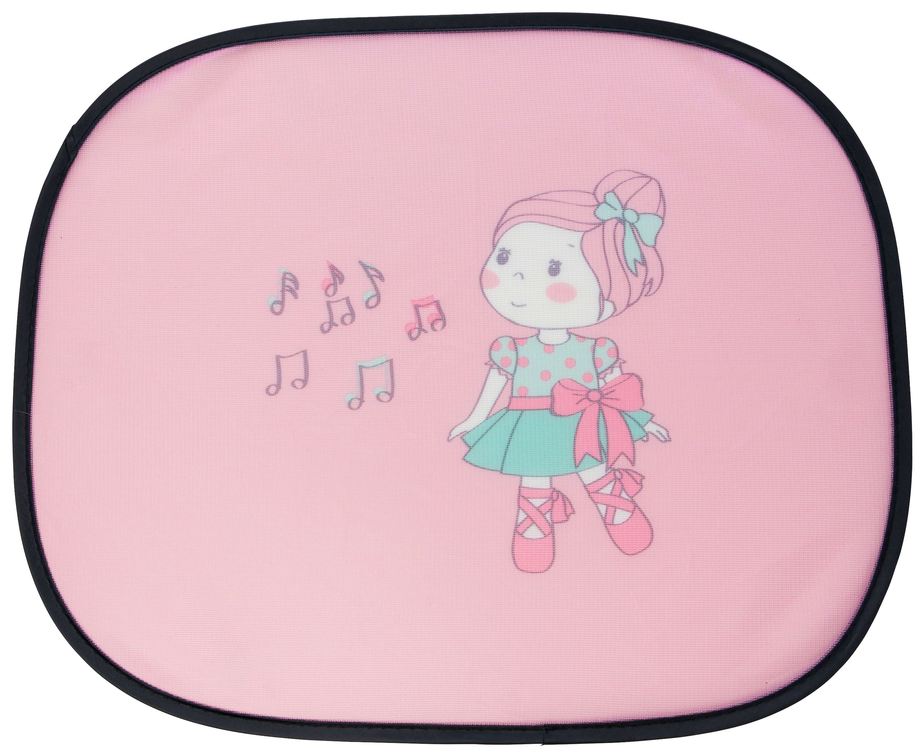 Ensemble de protection solaire Ballet Doll, deux pare-soleil roses