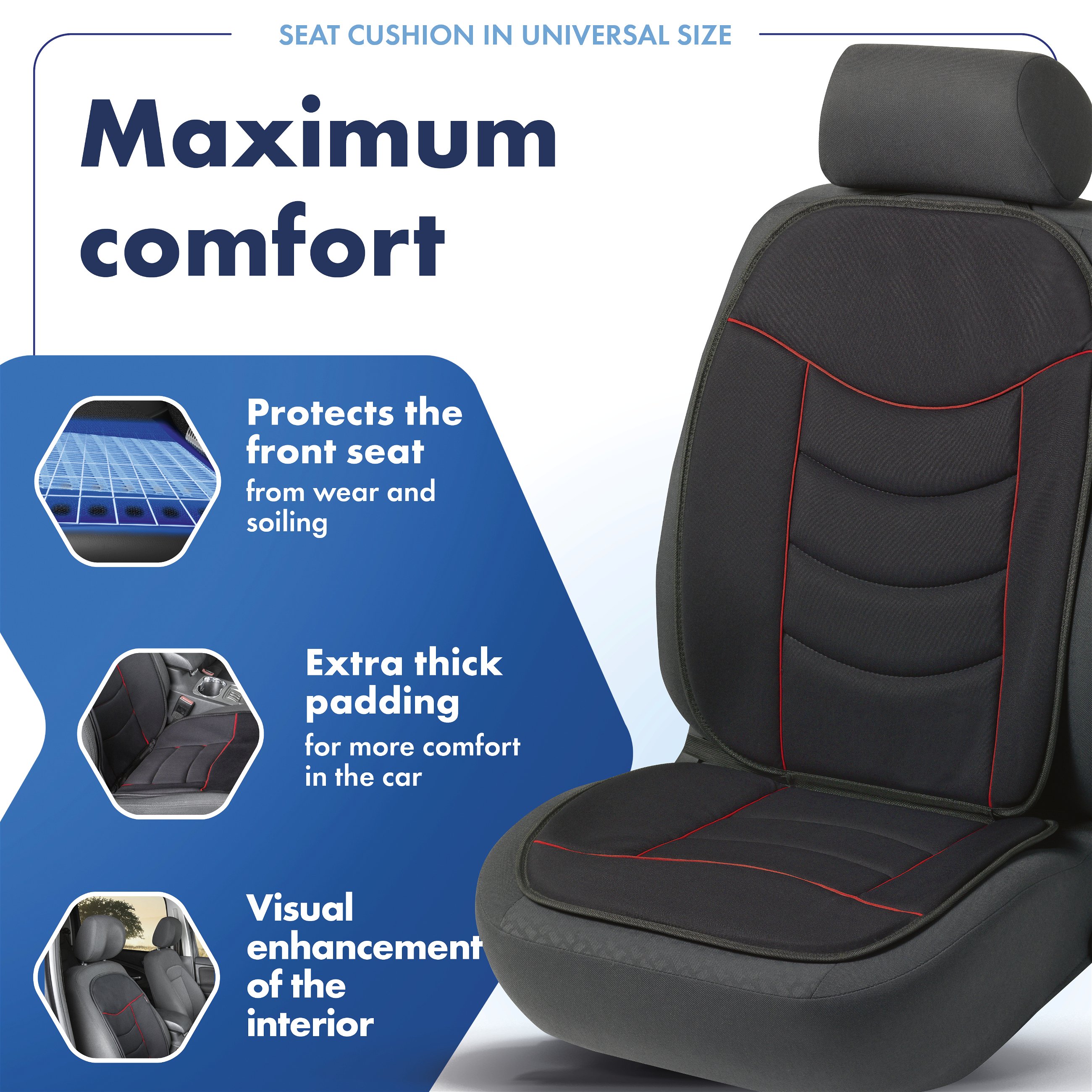 Extra thick car seat cushions 2025