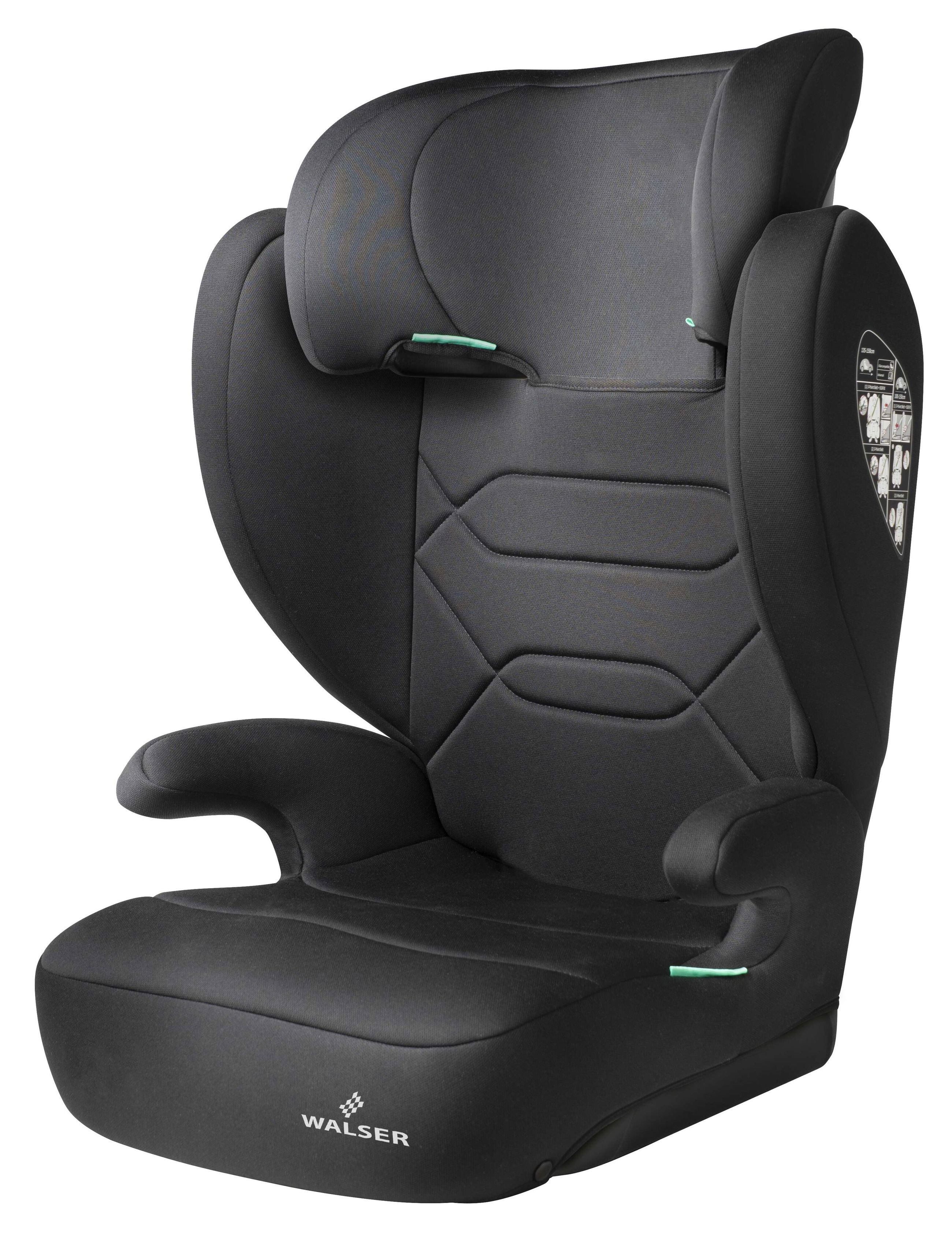 Kissen, Dekoration für Zuhause, Stuhl, Fahrzeug, Auto, -Kind, Kinder-Sitz, Kinderautositz, Sitzauflage, schwarz/grau