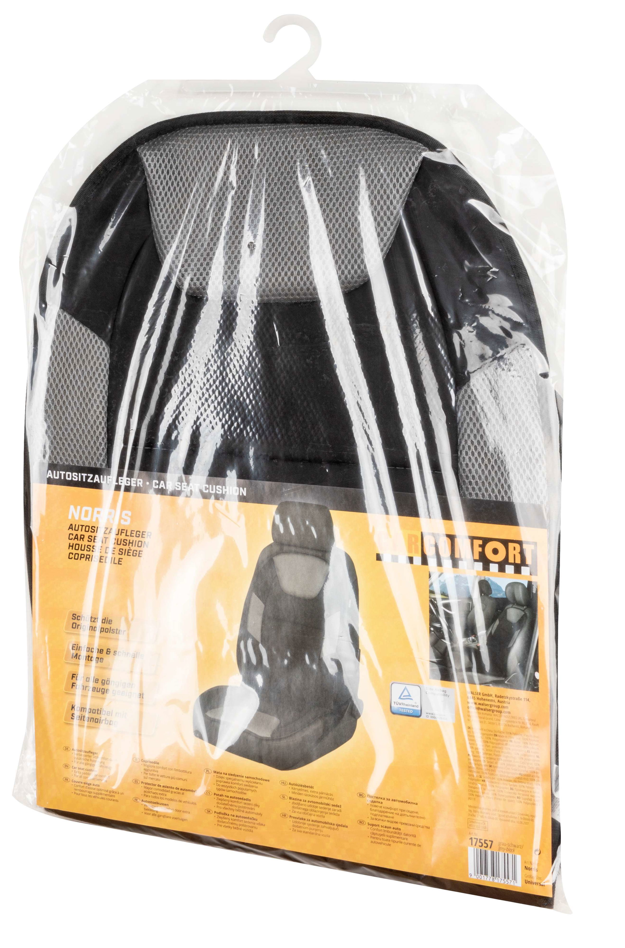 Autositzeinlage, Sitztasche, Gurtpolster, Sitzkissen, Bezug